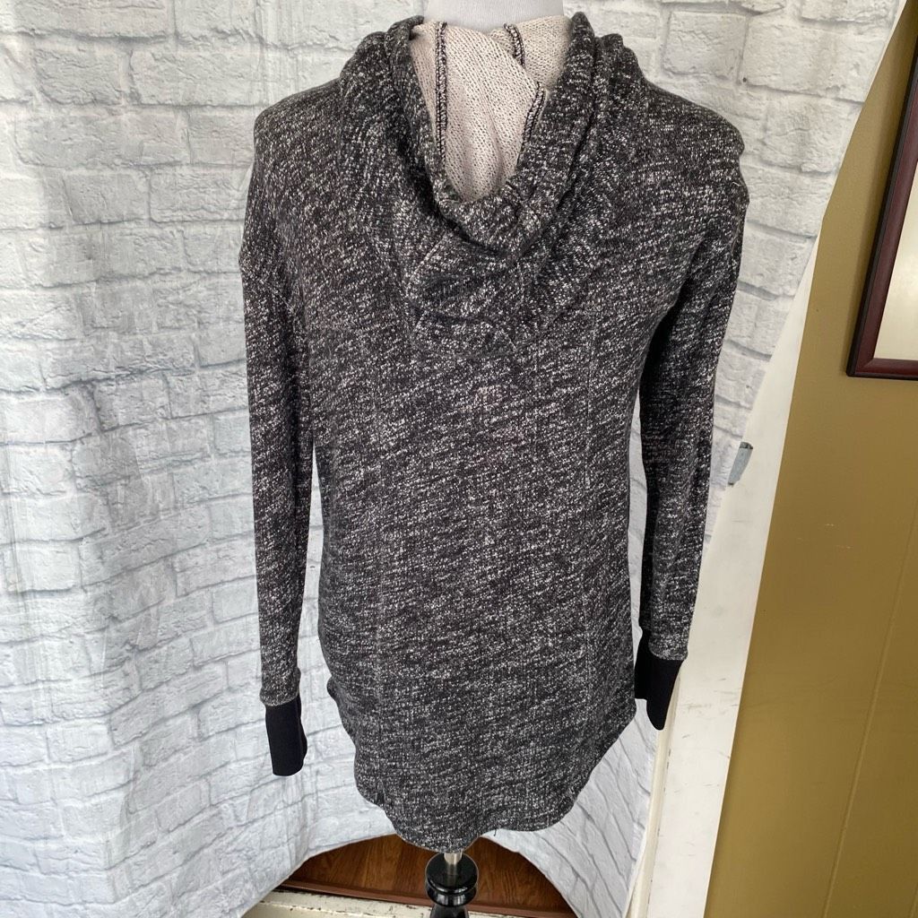 Mossimo Mossimo Women S cotton blend pullover hoodie black and white Size S / US 4 / IT 40 - 7 Thumbnail