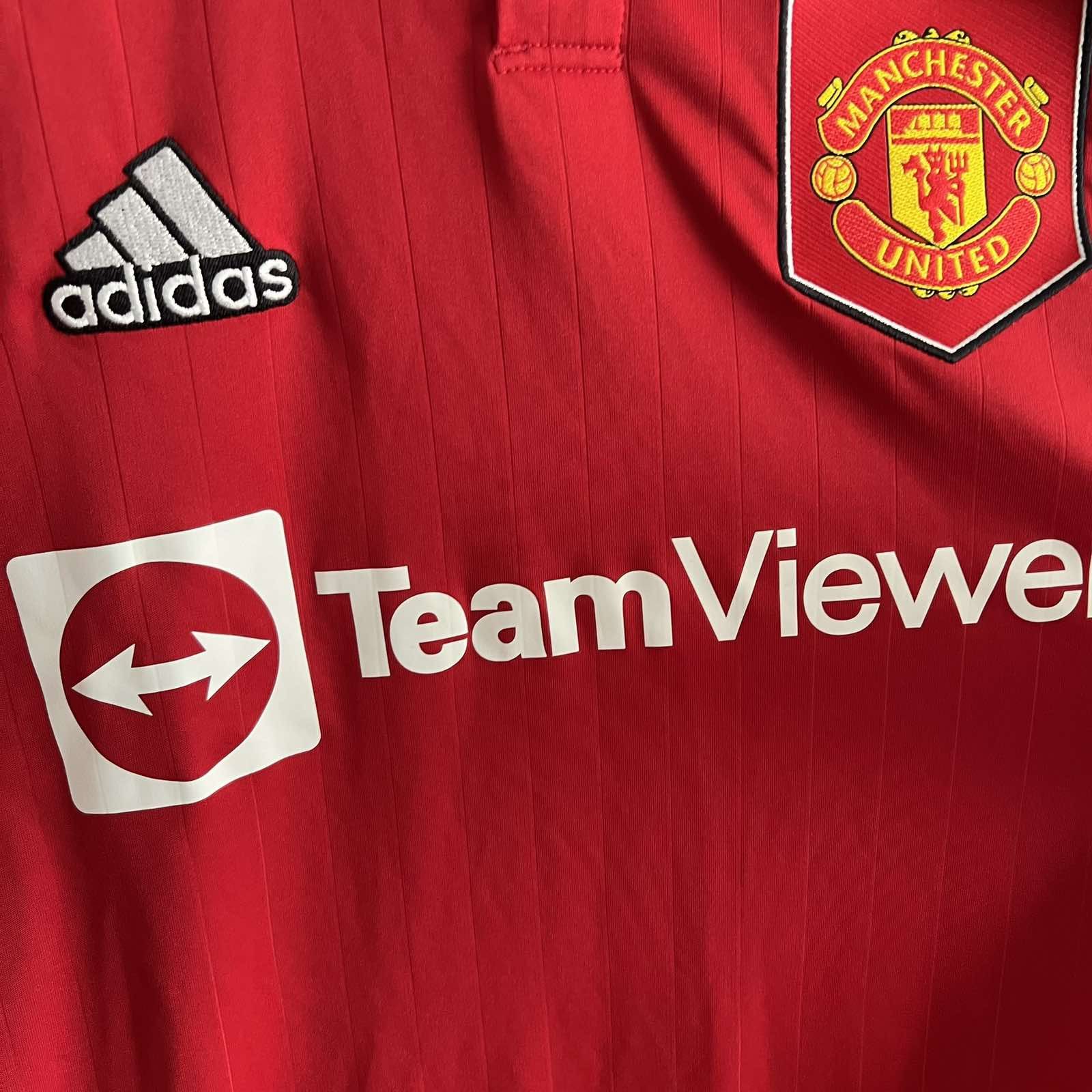 Adidas RARE Manchester United Adidas 2022 Home Football Jersey Sz S Size US S / EU 44-46 / 1 - 6 Thumbnail