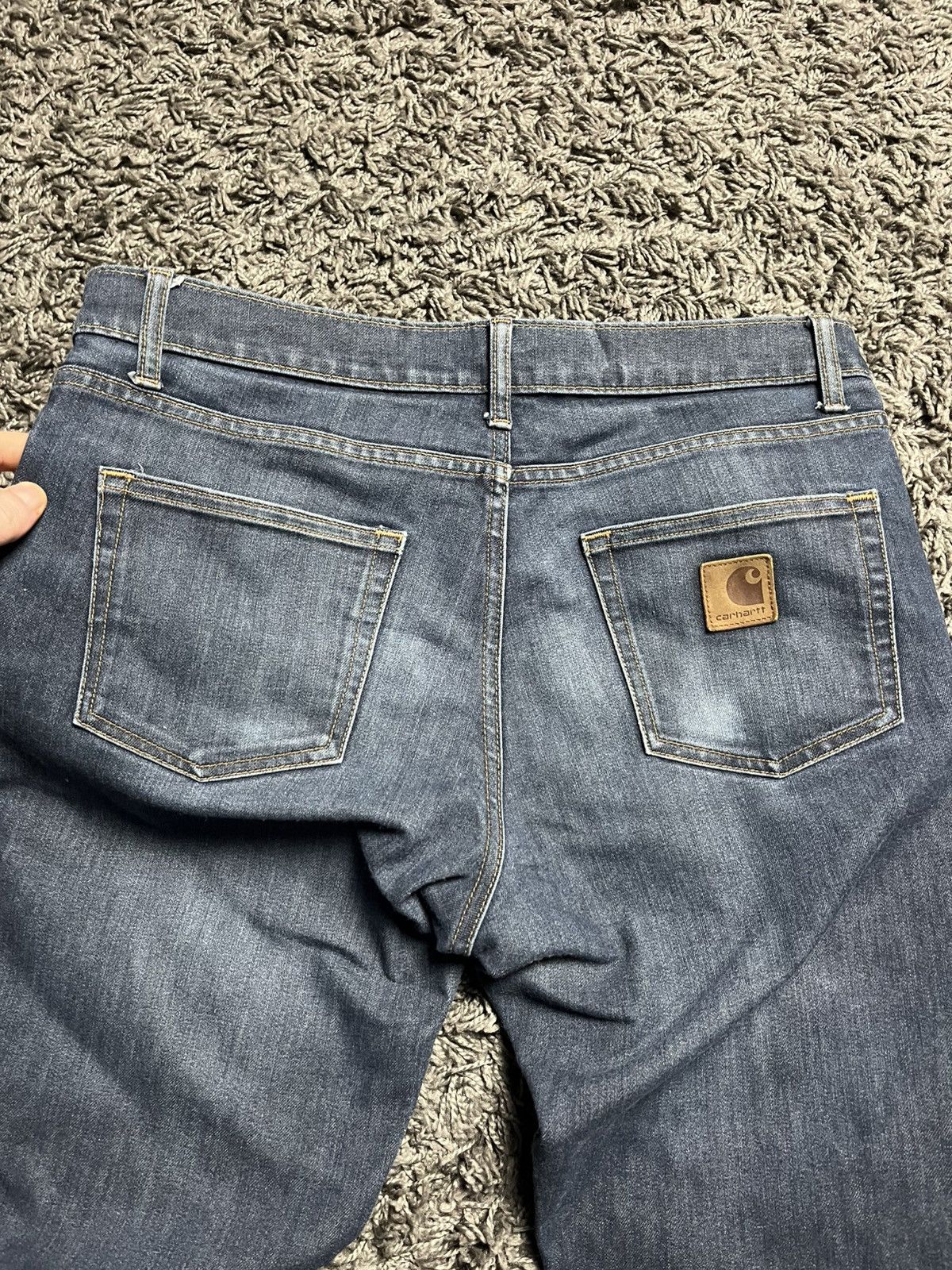 Carhartt Wip Carhartt WIP Rebel Slim Tapered Jeans - Indigo - 33/34 Size US 33 - 8 Thumbnail