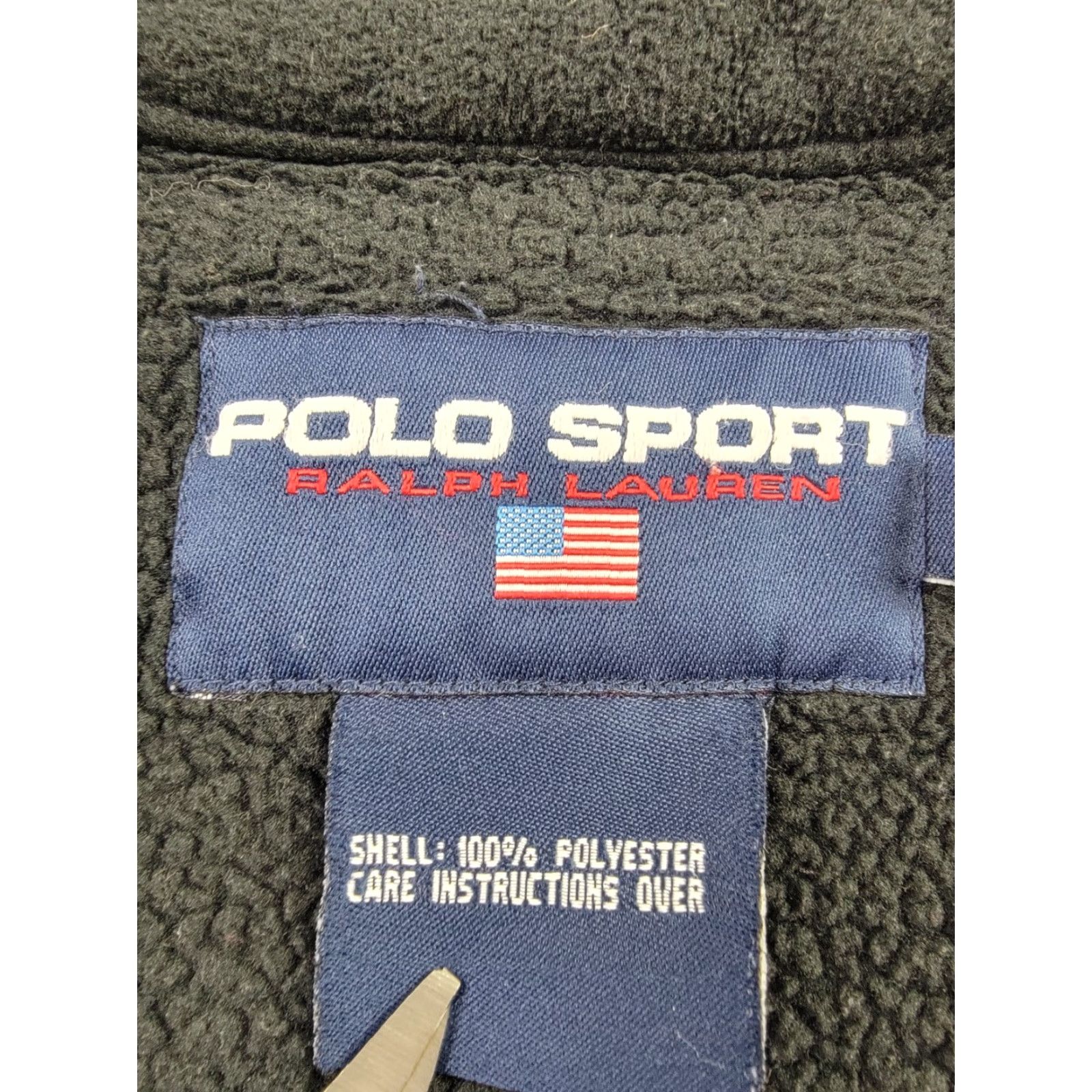 Polo Ralph Lauren Polo Ralph Lauren Sport Polo Sport Ralph Lauren Fleece Jacket Mens XL Black Full Zip Pockets Casual Size US XL / EU 56 / 4 - 5 Thumbnail
