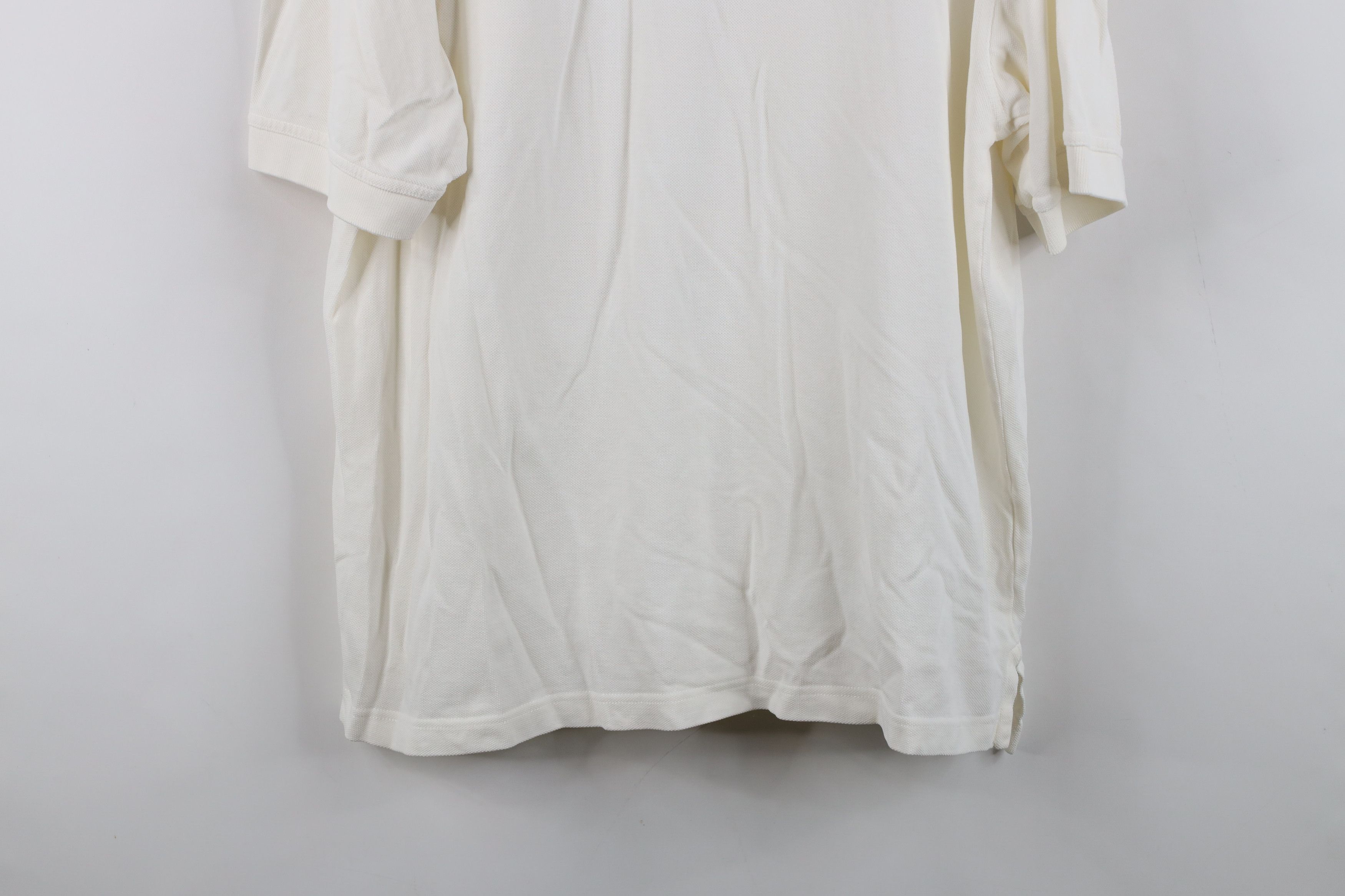 Vintage Vintage 90s Streetwear Cotton Knit Golf Polo Shirt White Size US M / EU 48-50 / 2 - 3 Thumbnail