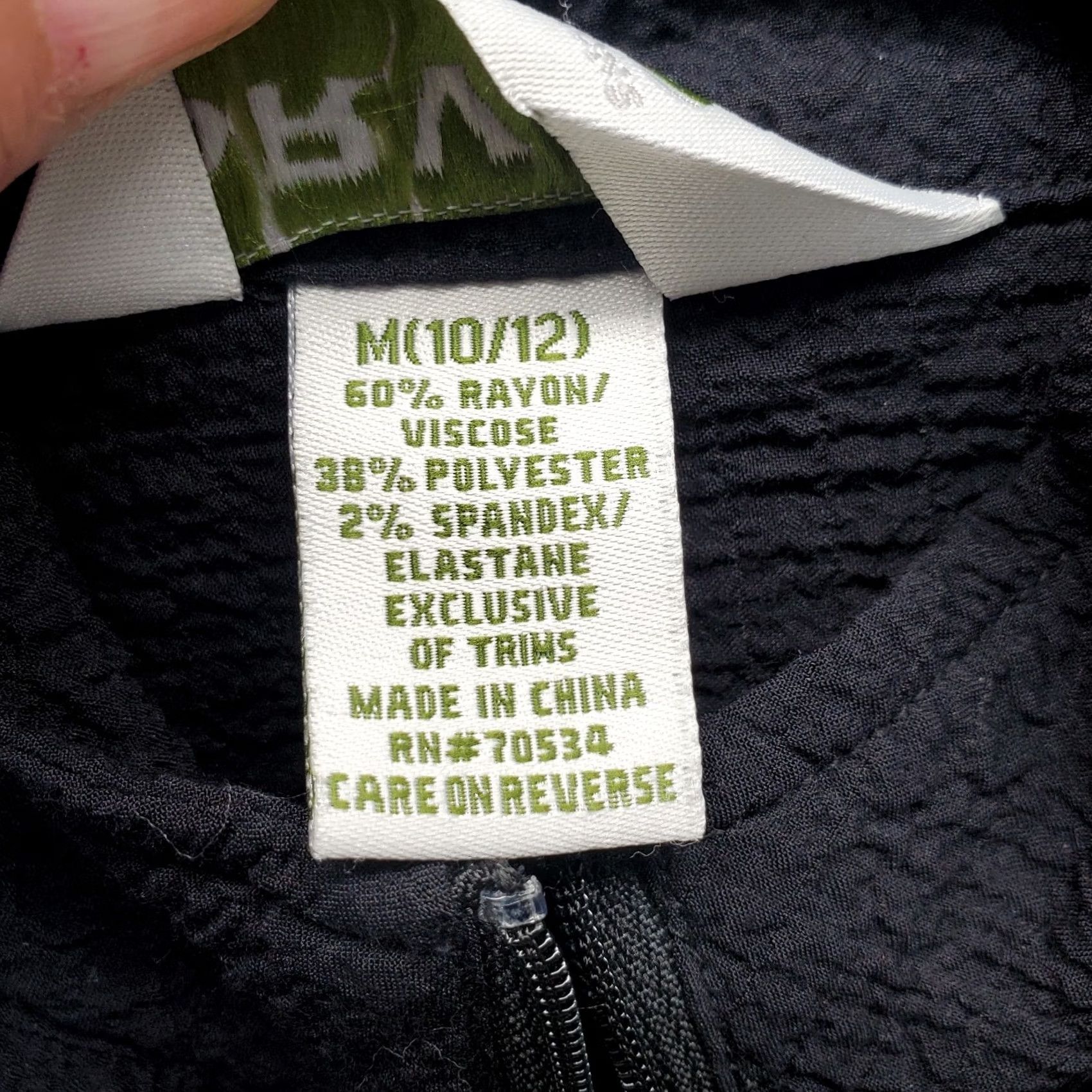 Orvis Orvis Jacket Womens Size M Black Seersucker Lightweight Full Zip Pockets Size M / US 6-8 / IT 42-44 - 6 Thumbnail