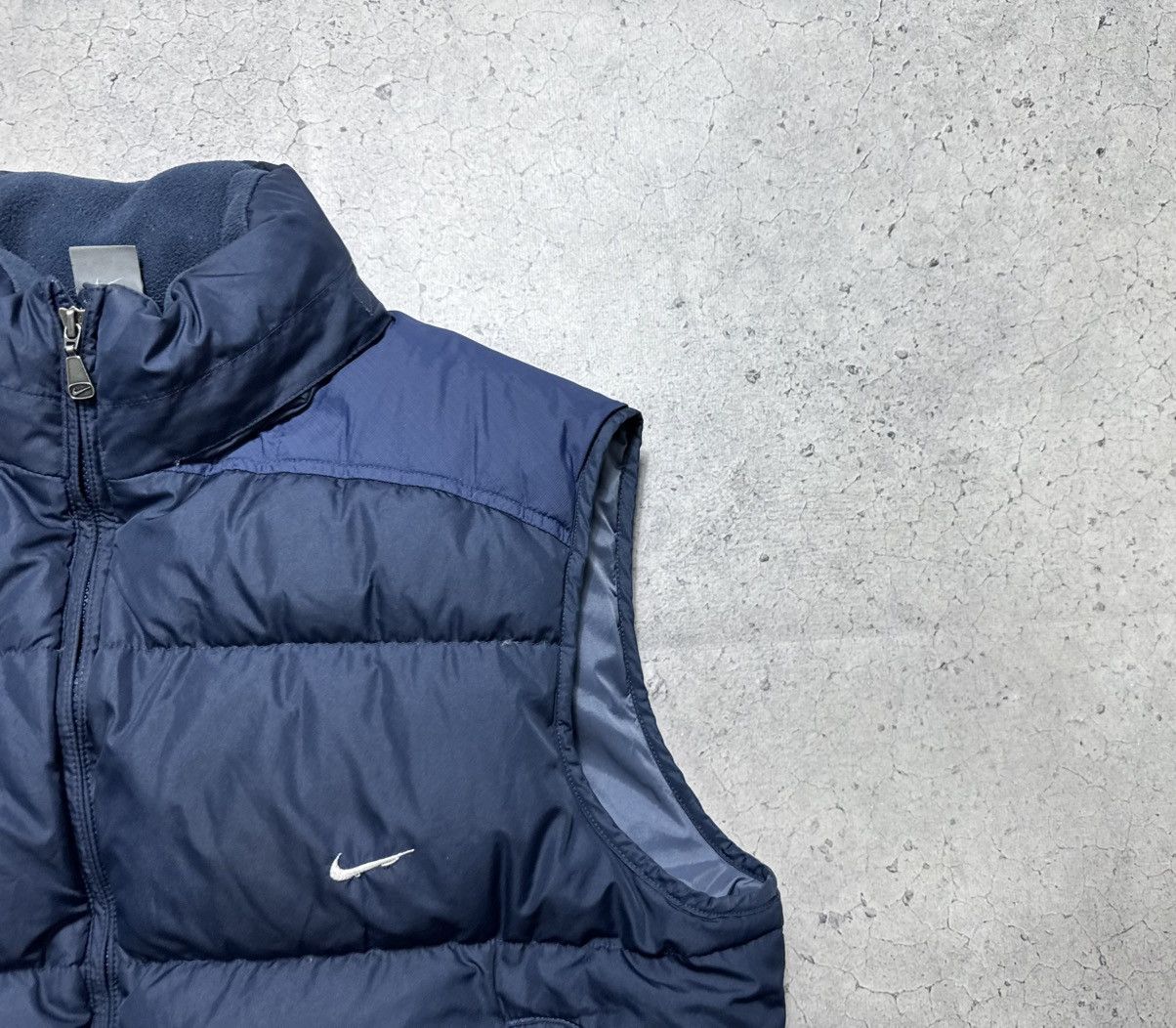 Nike Nike Vintage Down Puffer Vest Jacket Swoosh Drill Y2K Size US L / EU 52-54 / 3 - 4 Thumbnail