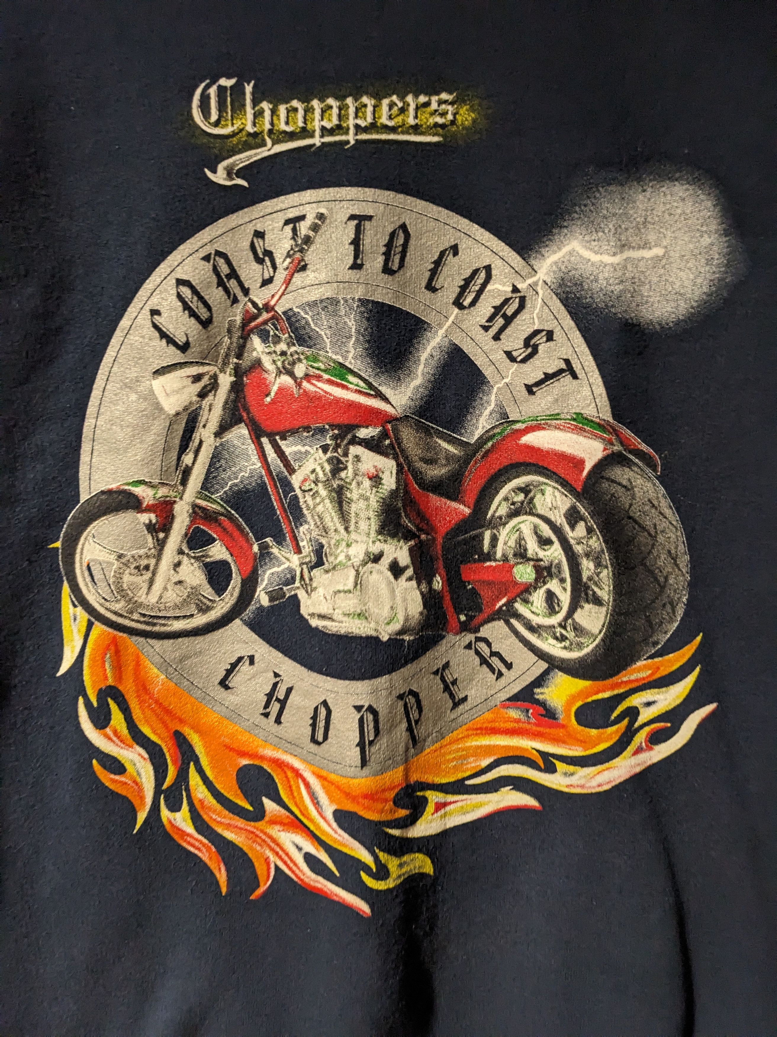 West Coast Choppers Vintage 90s West Coast Choppers Kids Large Sweatshirt Size US L / EU 52-54 / 3 - 2 Thumbnail
