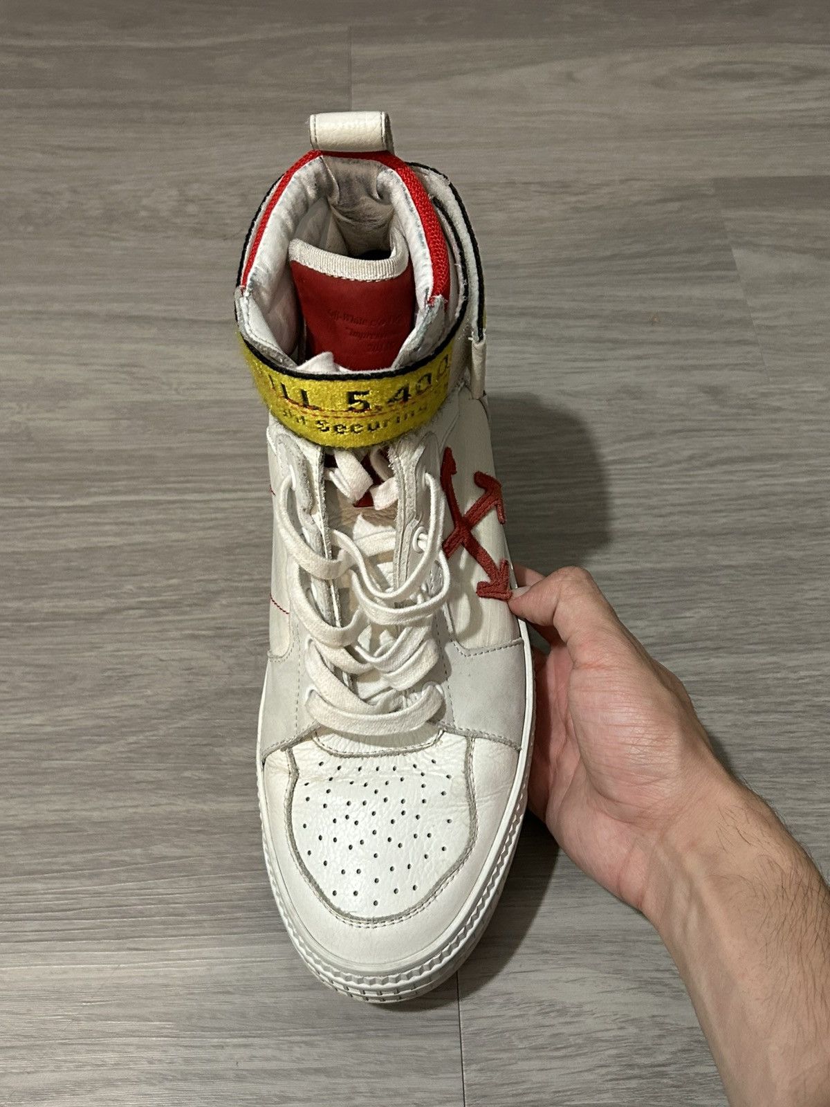 Off-White Virgil Abloh Off-White 3.0 High Arrows Sneaker Size 9 Size US 9 / EU 42 - 13 Thumbnail