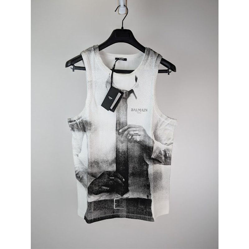 Balmain × Pierre Balmain Balmain - SS11 Punk American Flag Tank