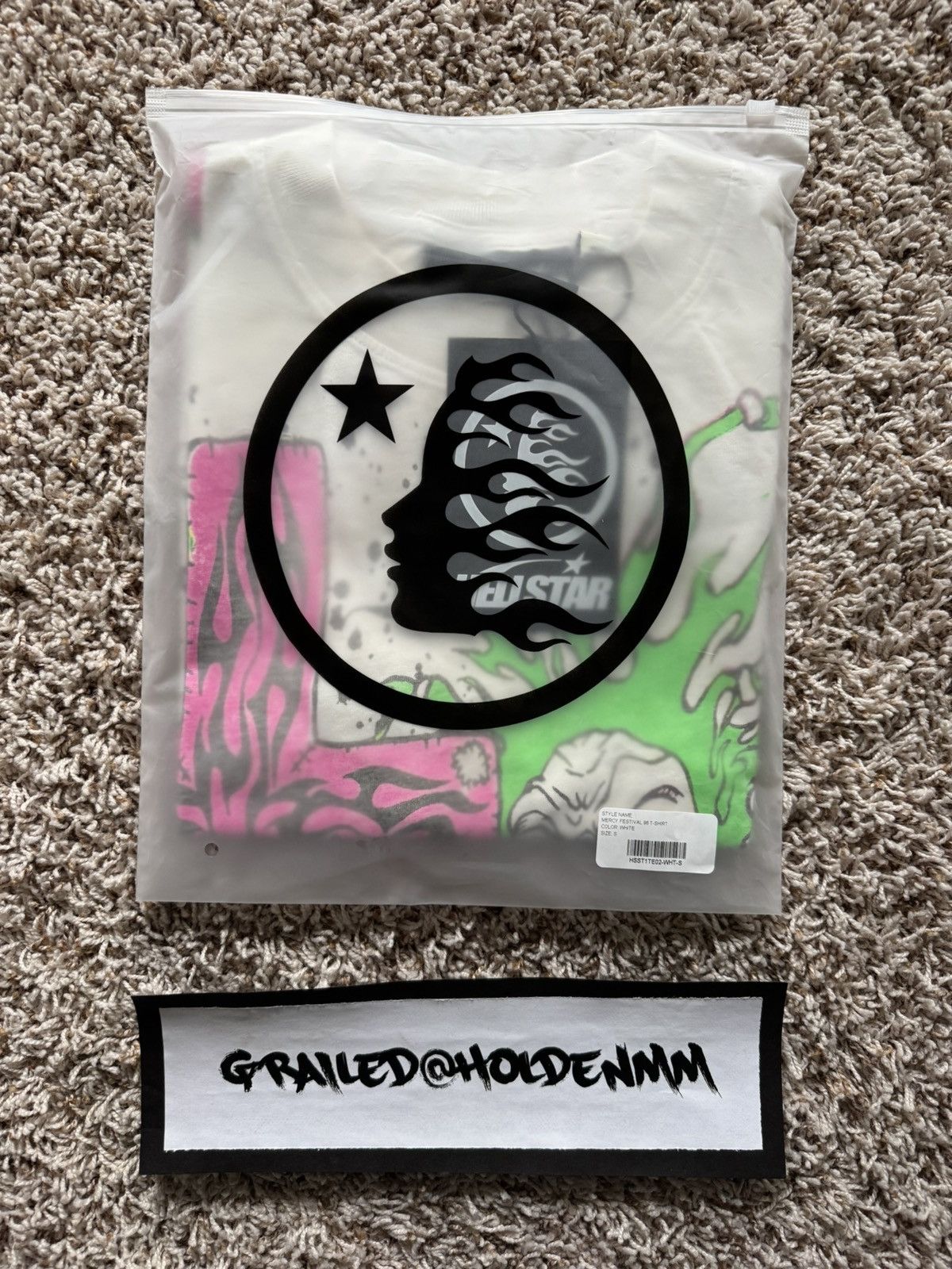 HELLSTAR Hellstar Mercy Festival 96 Tee Shirt White Size US S / EU 44-46 / 1 - 15 Thumbnail