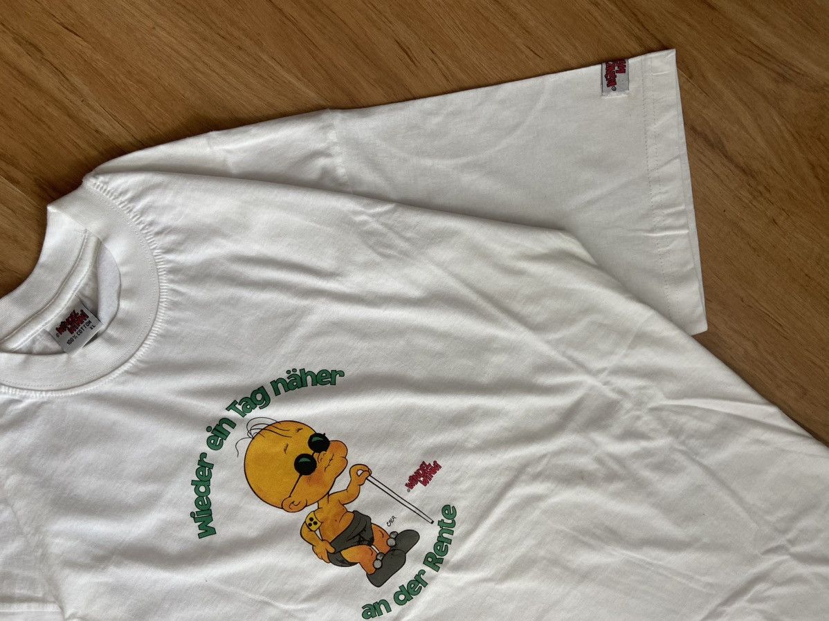 Other Vintage German T-Shirt “Wieder ein Tag näher an der Rente” Size US XL / EU 56 / 4 - 3 Thumbnail