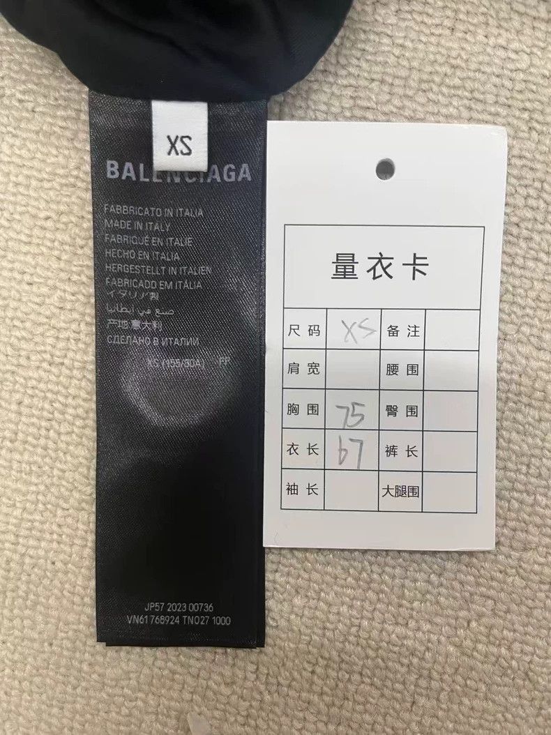 Balenciaga Balenciaga Letter Printed Baseball Collar Single Breasted Size XS / US 0-2 / IT 36-38 - 4 Thumbnail