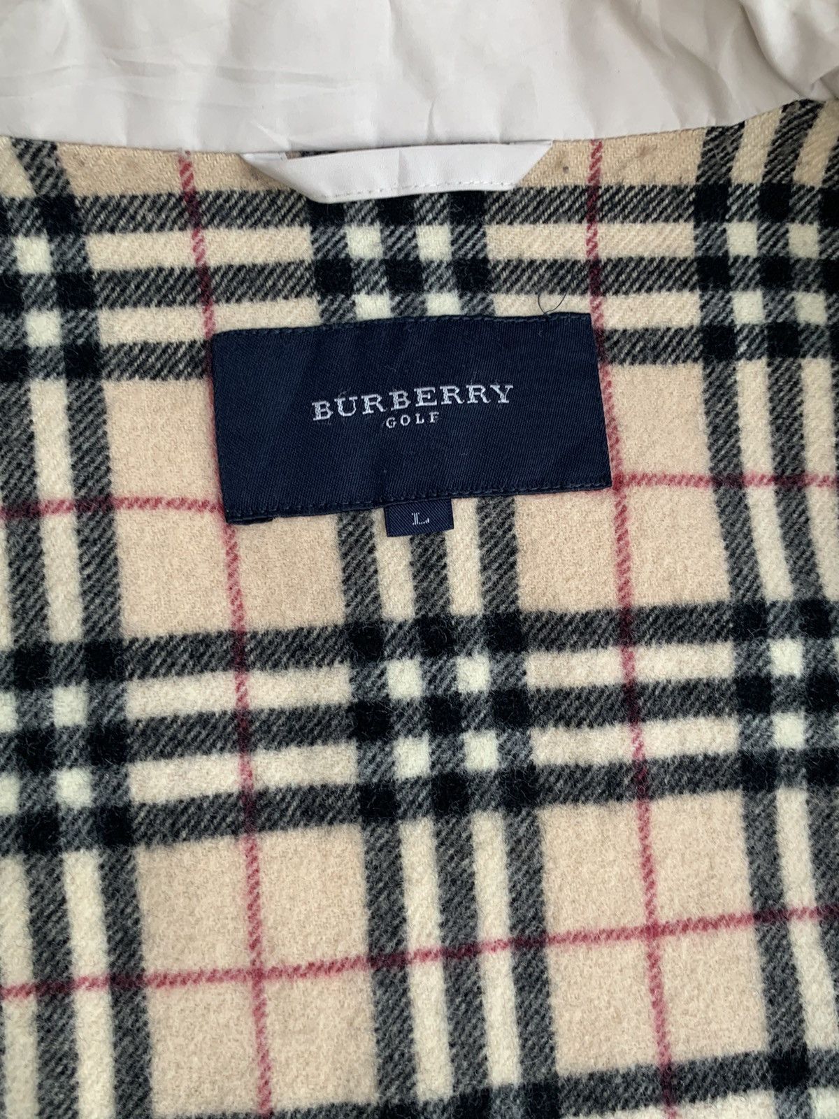 Burberry Vintage Burberry Golf Nova Check Lining Jacket Size US L / EU 52-54 / 3 - 17 Thumbnail