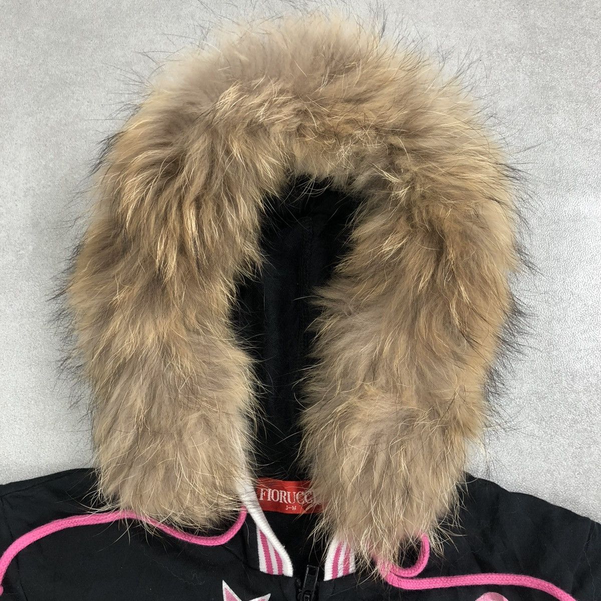 If Six Was Nine × Japanese Brand × Le Grande Bleu (L.G.B.) 2000s Fiorucci Poem Lgb Gothic Fur Zip Hoodie Short Sleeve Size S / US 4 / IT 40 - 5 Thumbnail