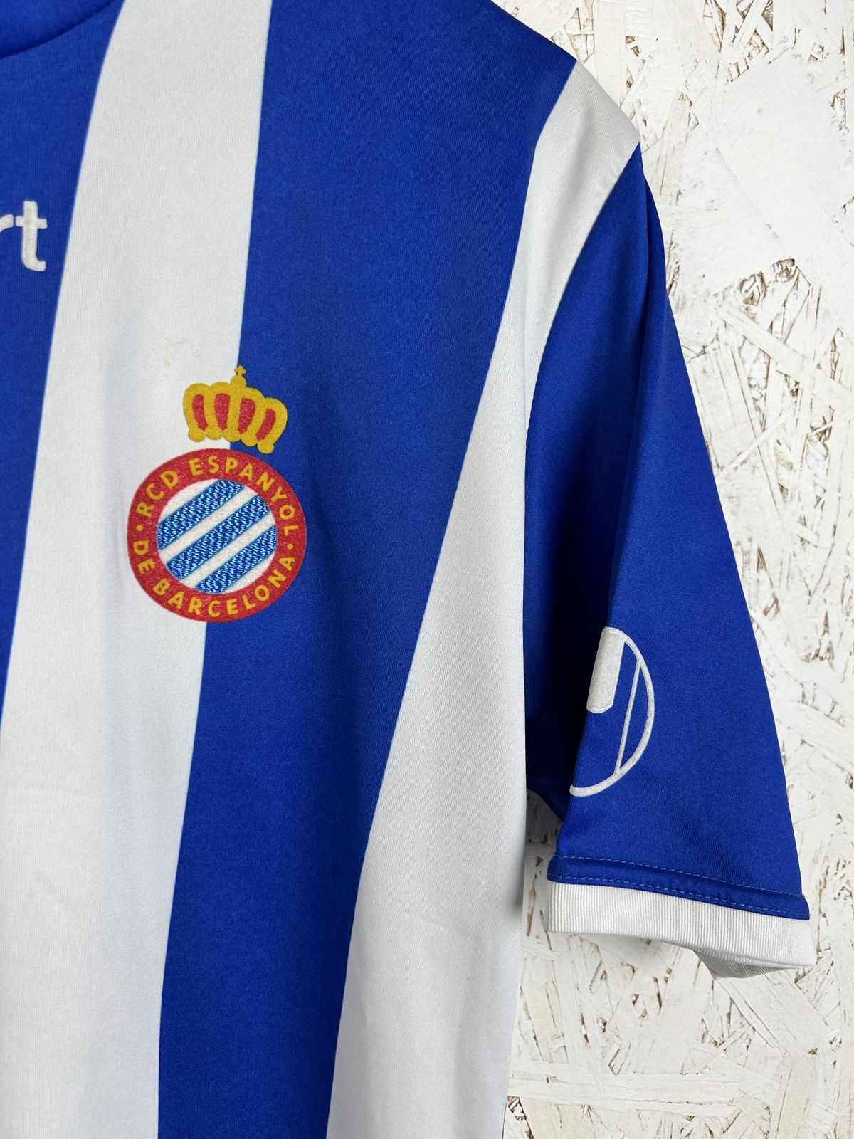 Vintage Uhlsport RCD Espanyol 2008/09 Home Kit Vintage Soccer Jersey Size US M / EU 48-50 / 2 - 3 Thumbnail