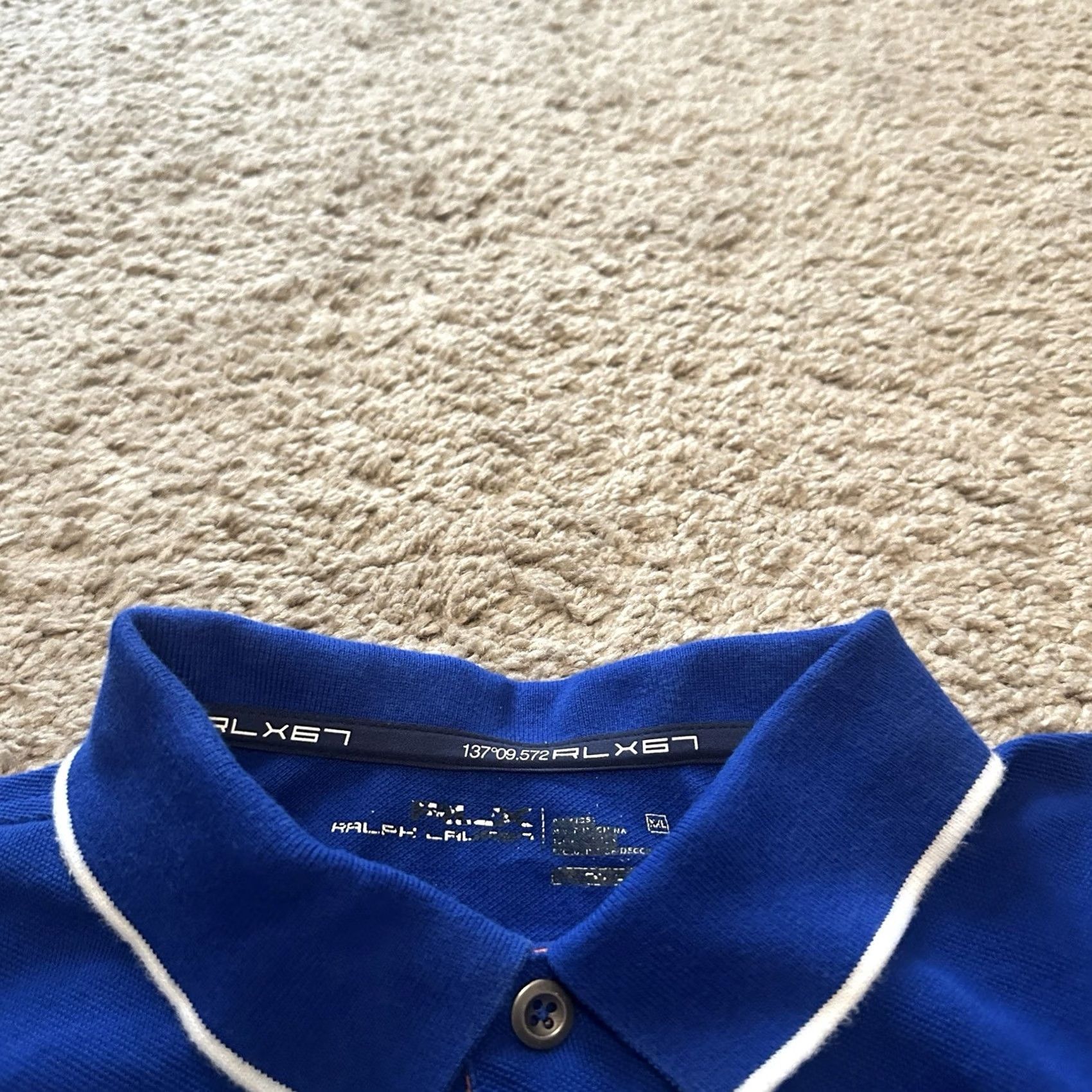 RLX Ralph Lauren Ralph Lauren RLX Polo Shirt Men's 2XL Blue Offshore Sailing Team Preppy Size US XL / EU 56 / 4 - 3 Thumbnail
