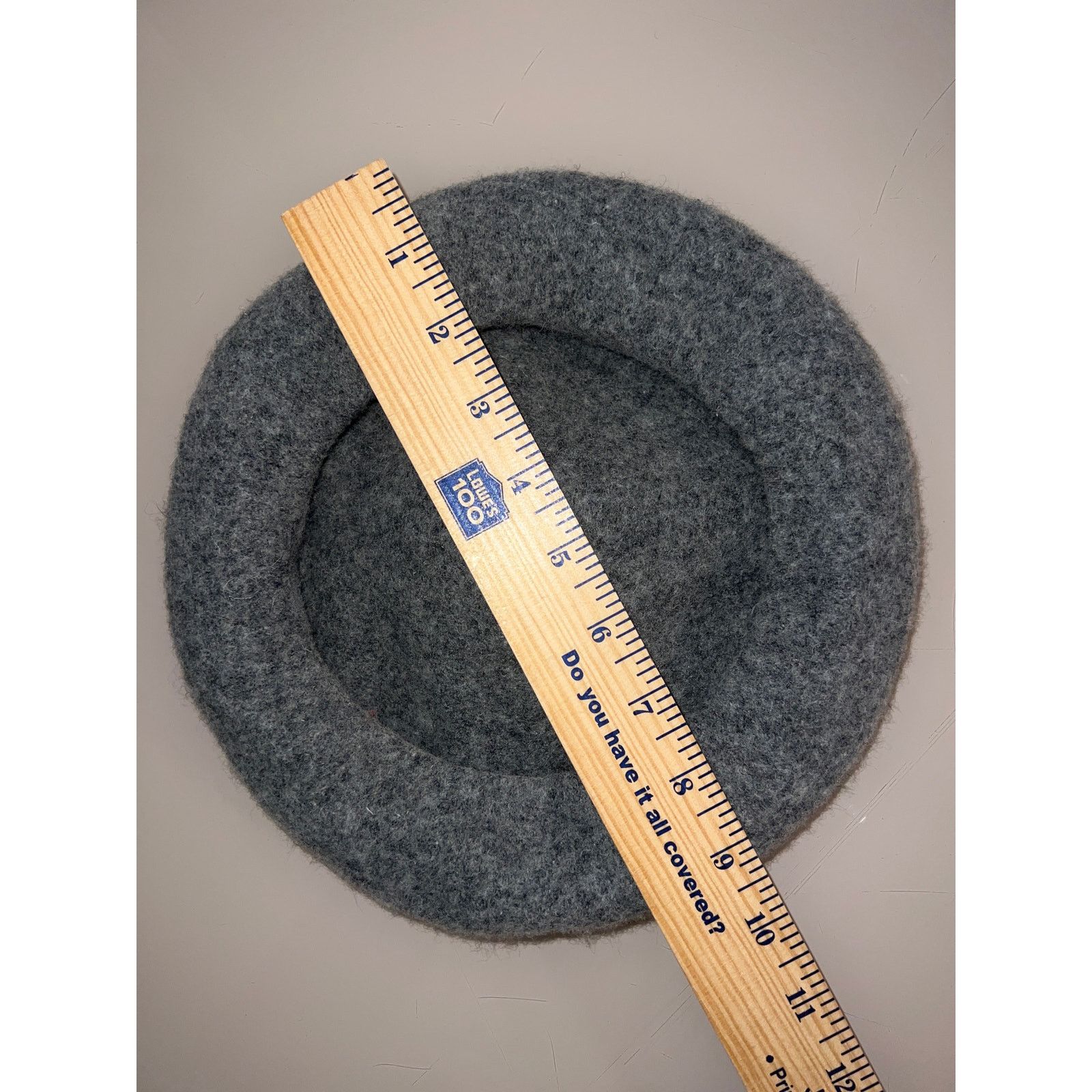 H&M Divided by H&M Elegant Grey Beret with Pom Size ONE SIZE - 7 Thumbnail