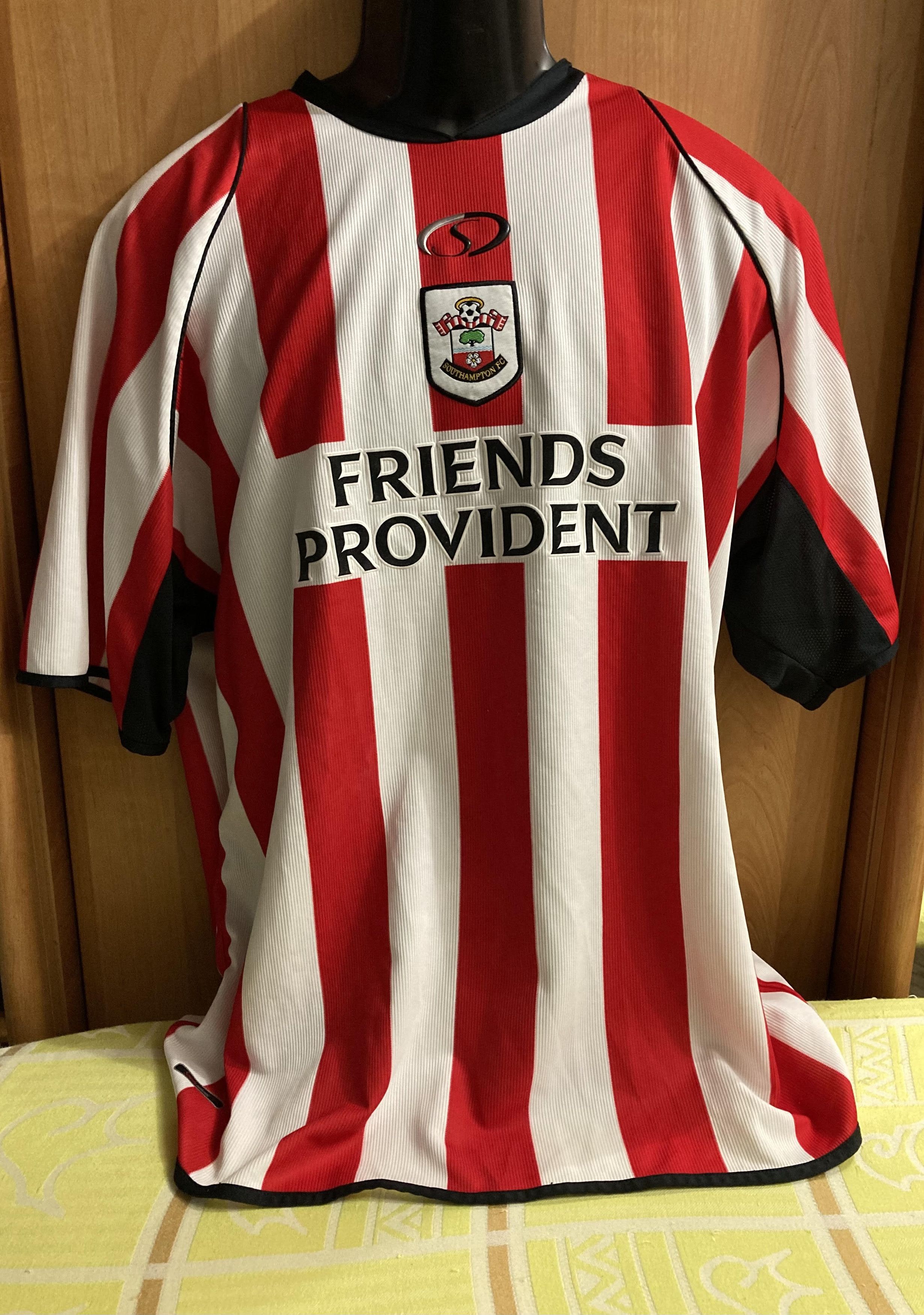 Vintage Southampton 2005 Home Football Shirt Vintage Soccer Jersey Size US XXL / EU 58 / 5 - 1 Thumbnail