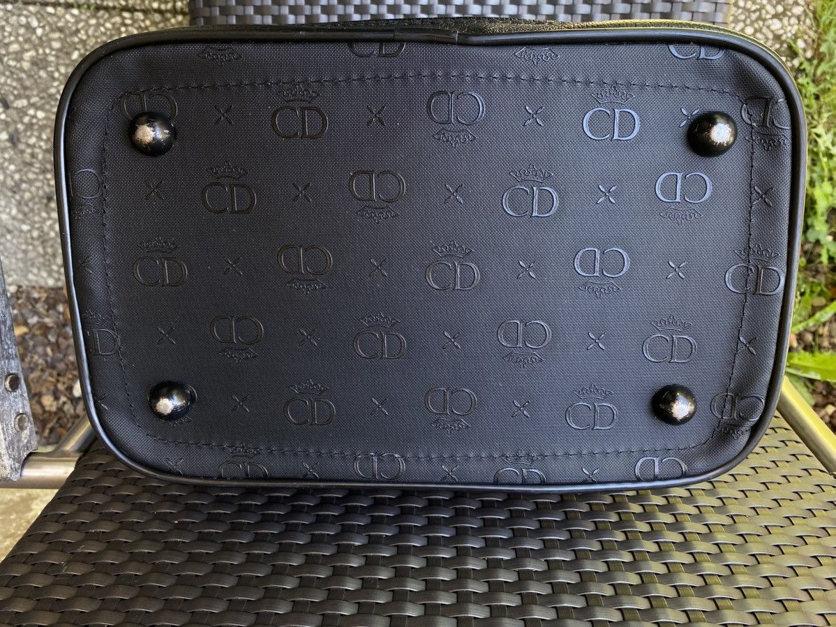 Vintage Vintage Christian Dior CD Travel Cosmetic Case Bag 1970s Size ONE SIZE - 5 Thumbnail