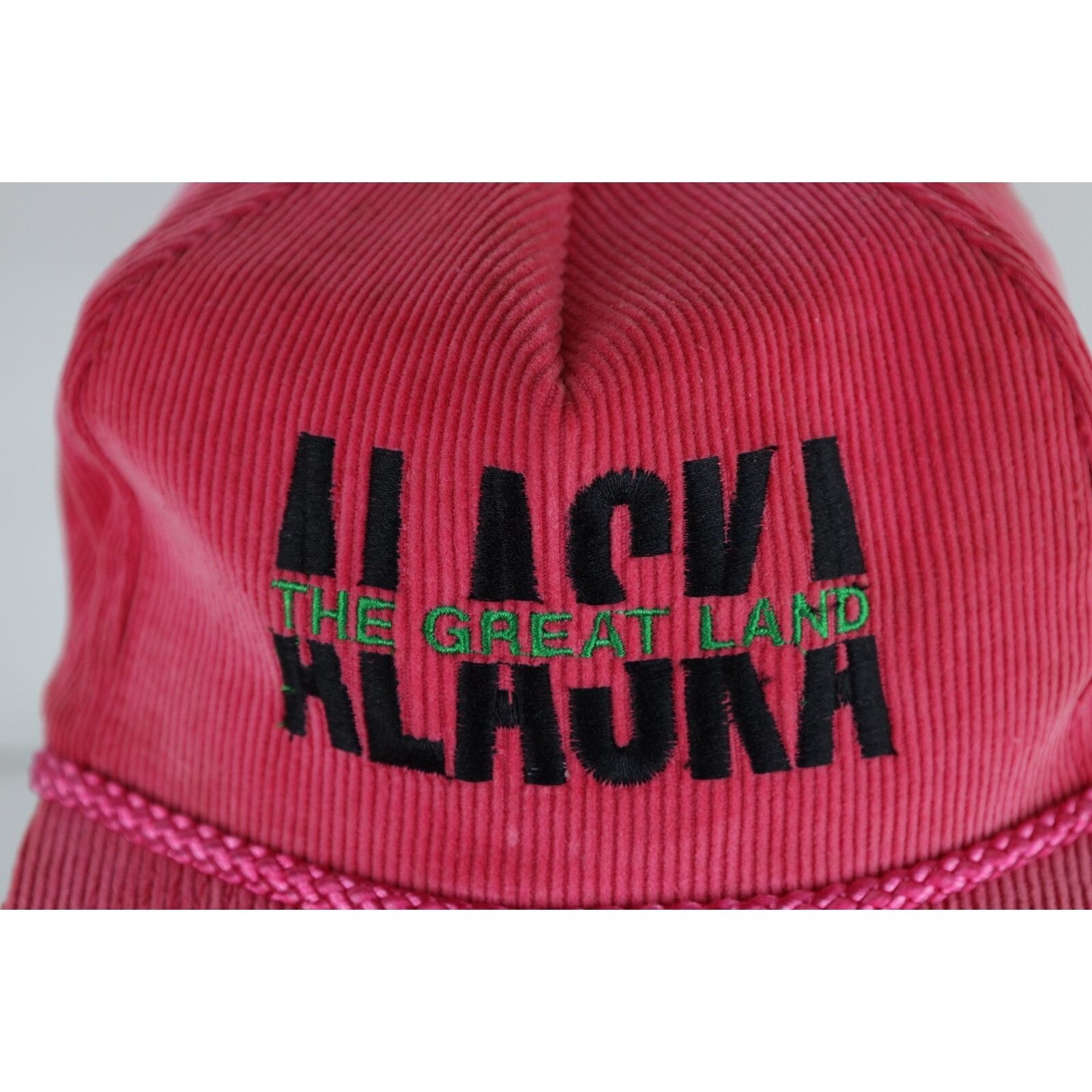 Vintage Vintage 90s Streetwear Alaska The Great Land Corduroy Hat Size ONE SIZE - 3 Thumbnail