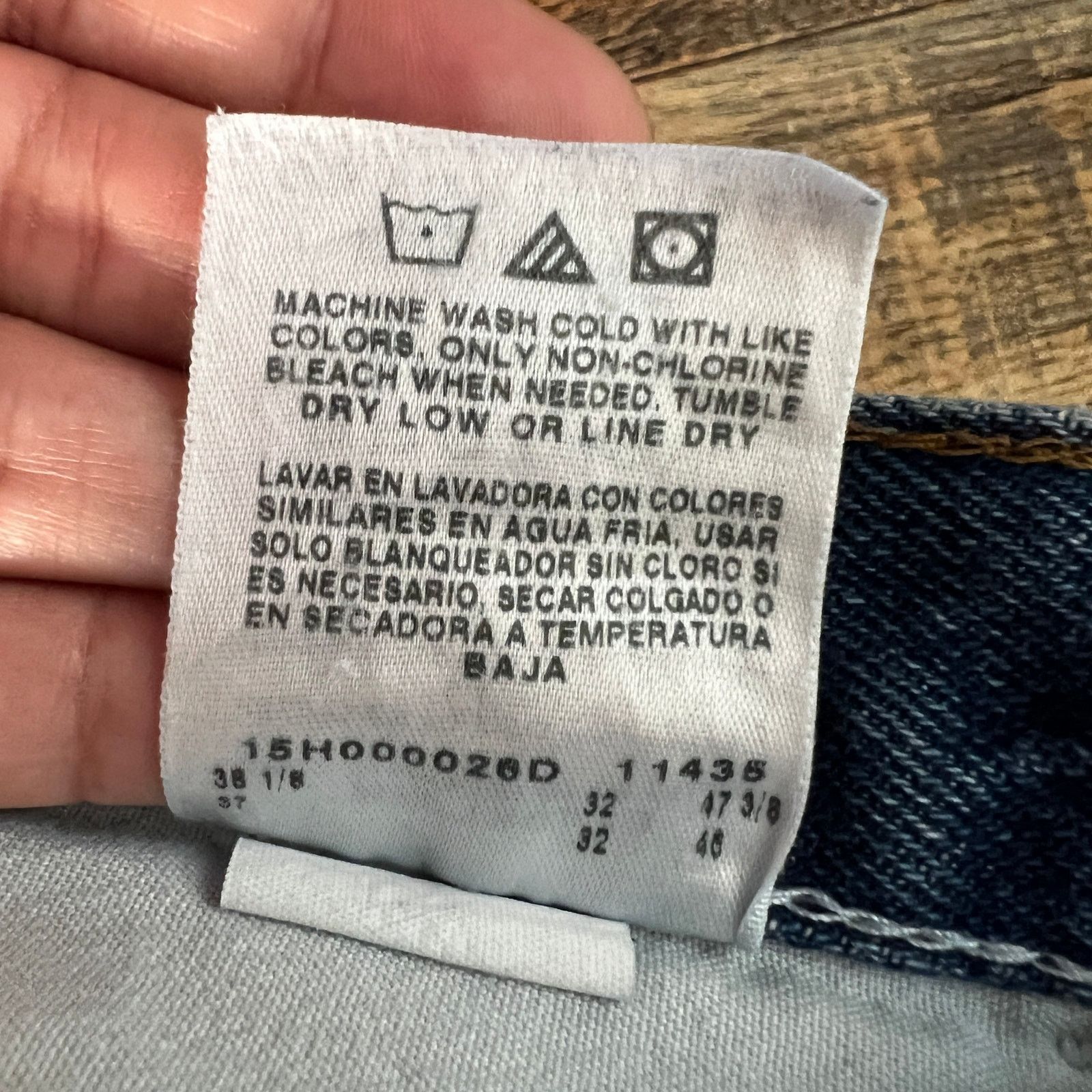 Rustler Rustler Classic Straight Leg Jeans Blue Denim Men 36x32 Size US 36 / EU 52 - 11 Thumbnail