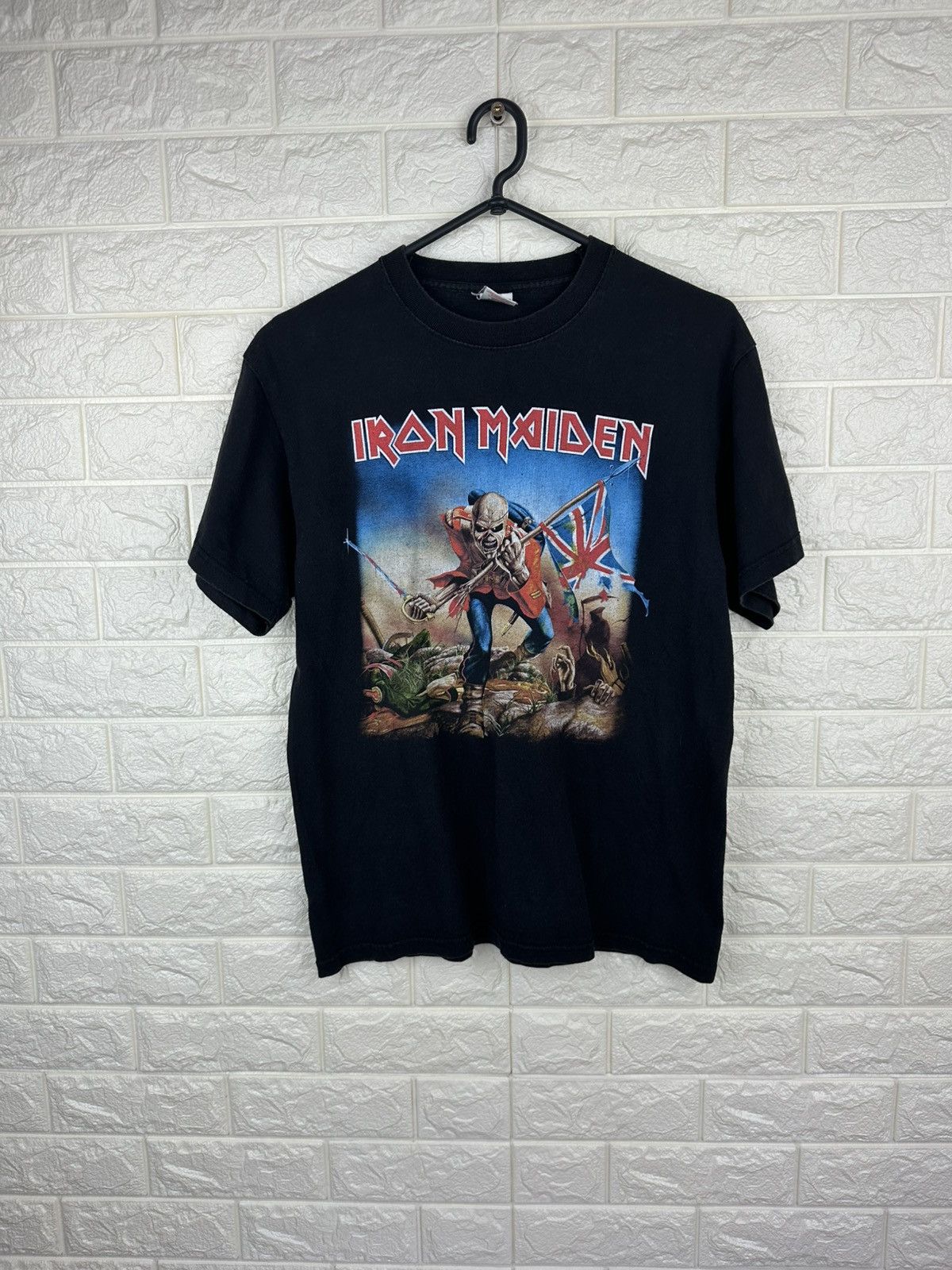 Vintage Vintage Iron Maiden Band Tees T shirt rare Size US M / EU 48-50 / 2 - 1 Thumbnail