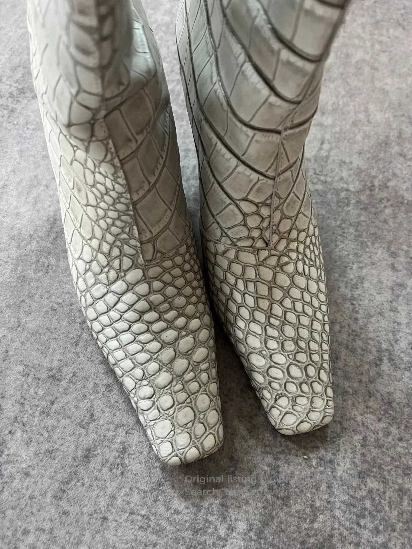 Acne Studios Acne Studios Crocodile Print Boots. Size US 6 / IT 36 - 3 Thumbnail