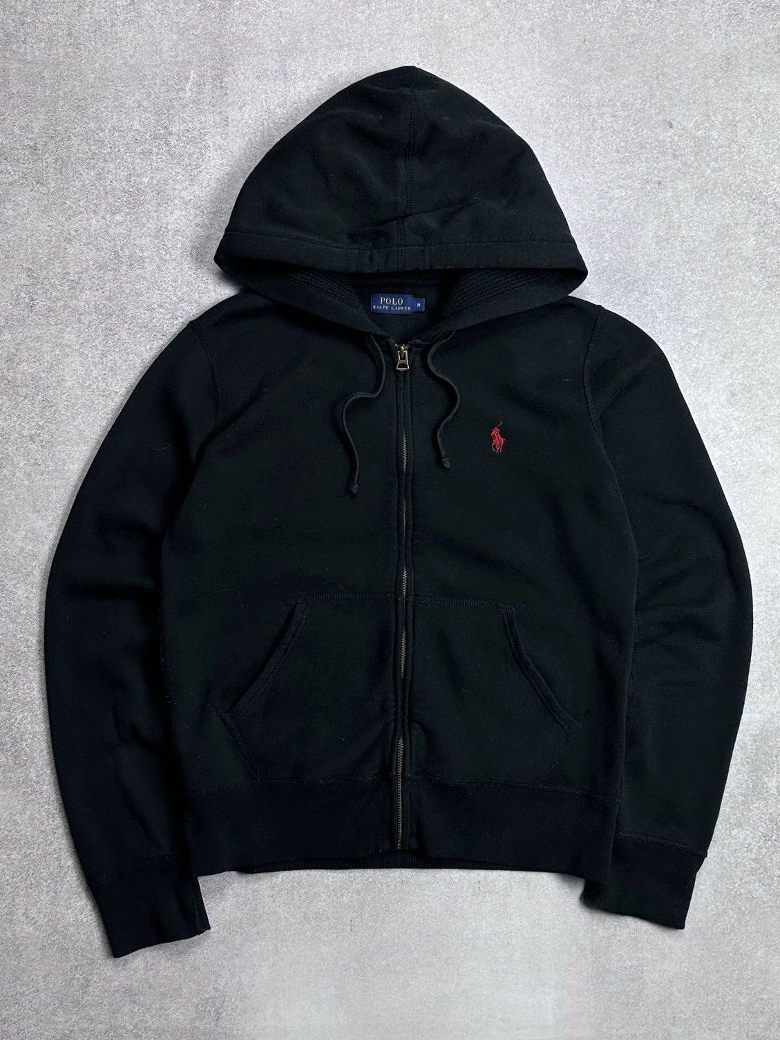 Polo Ralph Lauren Vintage Polo Ralph Lauren Zip Hoodie Rare L Size US L / EU 52-54 / 3 - 1 Thumbnail
