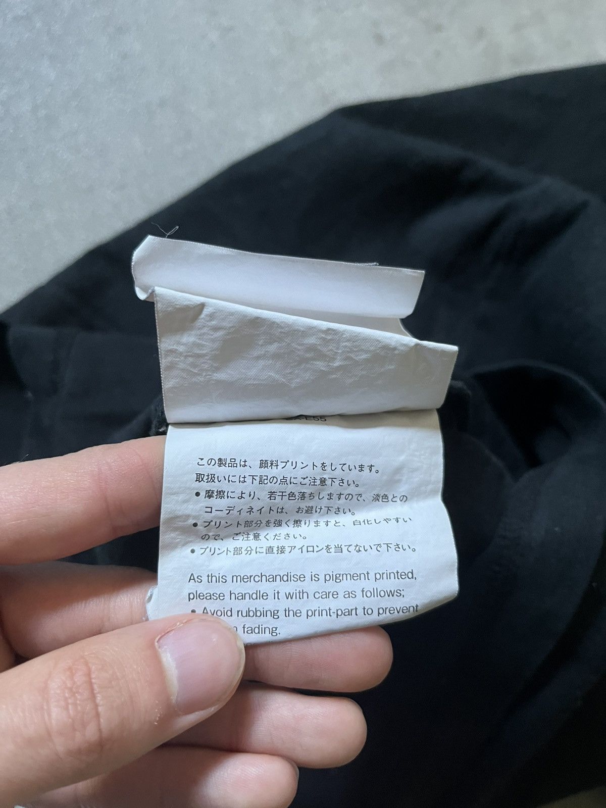 Sacai Sacai x Lawrence Weiner SS18 black T-shirt rare Size US L / EU 52-54 / 3 - 12 Thumbnail
