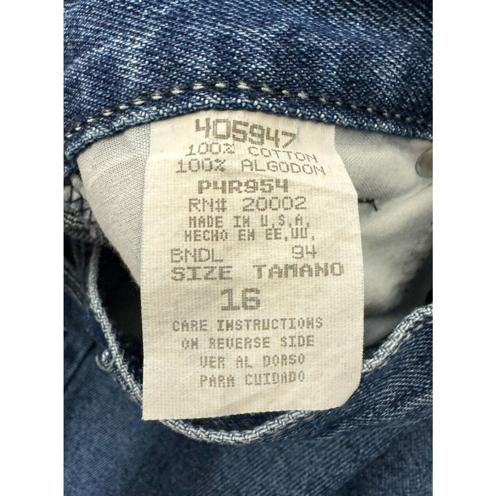 JNCO Deadstock 90s Baggy Skater Boss Jeans Men’s Size W28 X L30 Size US 28 / EU 44 - 3 Thumbnail