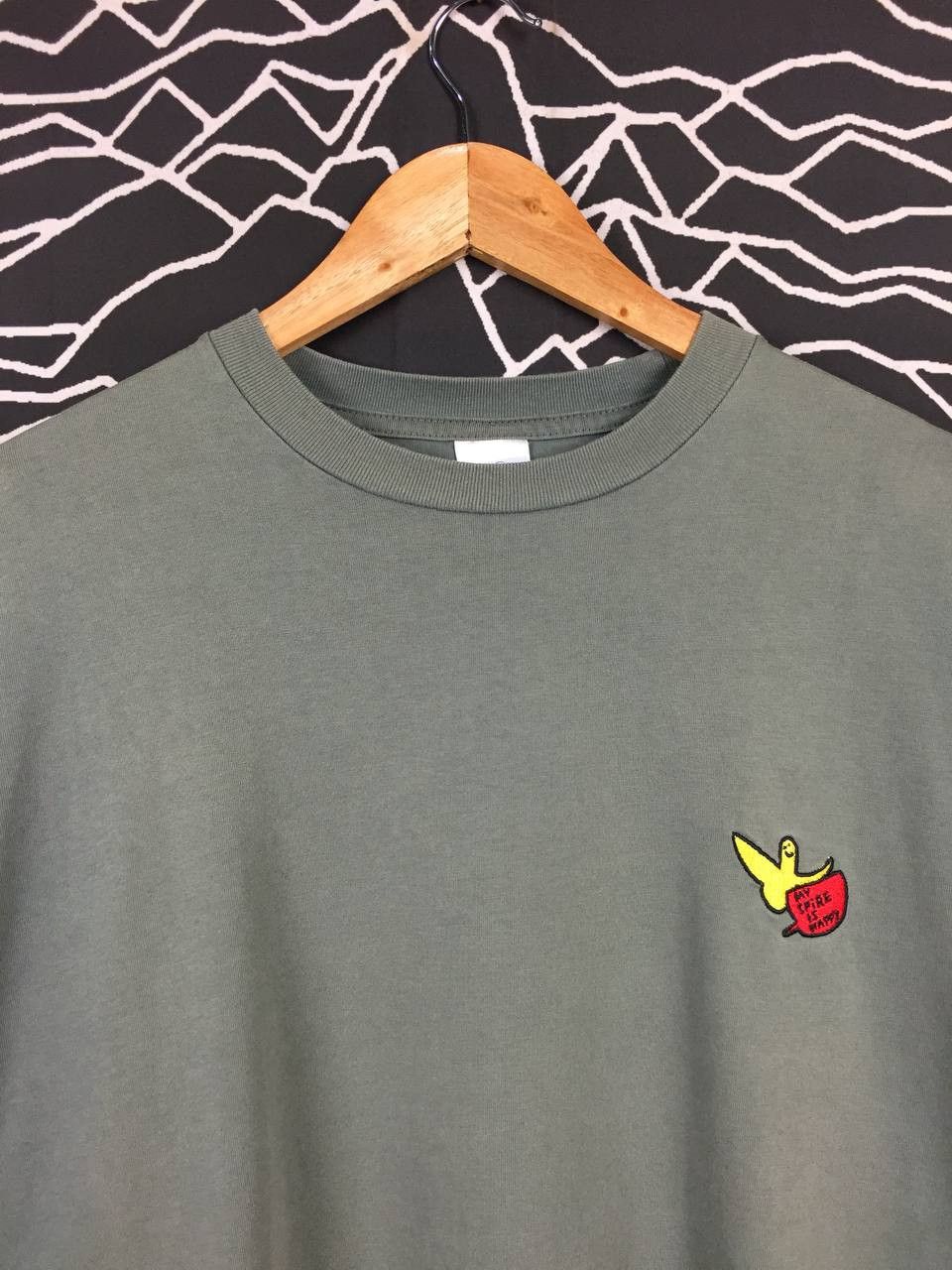 Vintage Vtg Mark Gonzales My Spire Is Happy Longsleeve Tee Size US M / EU 48-50 / 2 - 3 Thumbnail