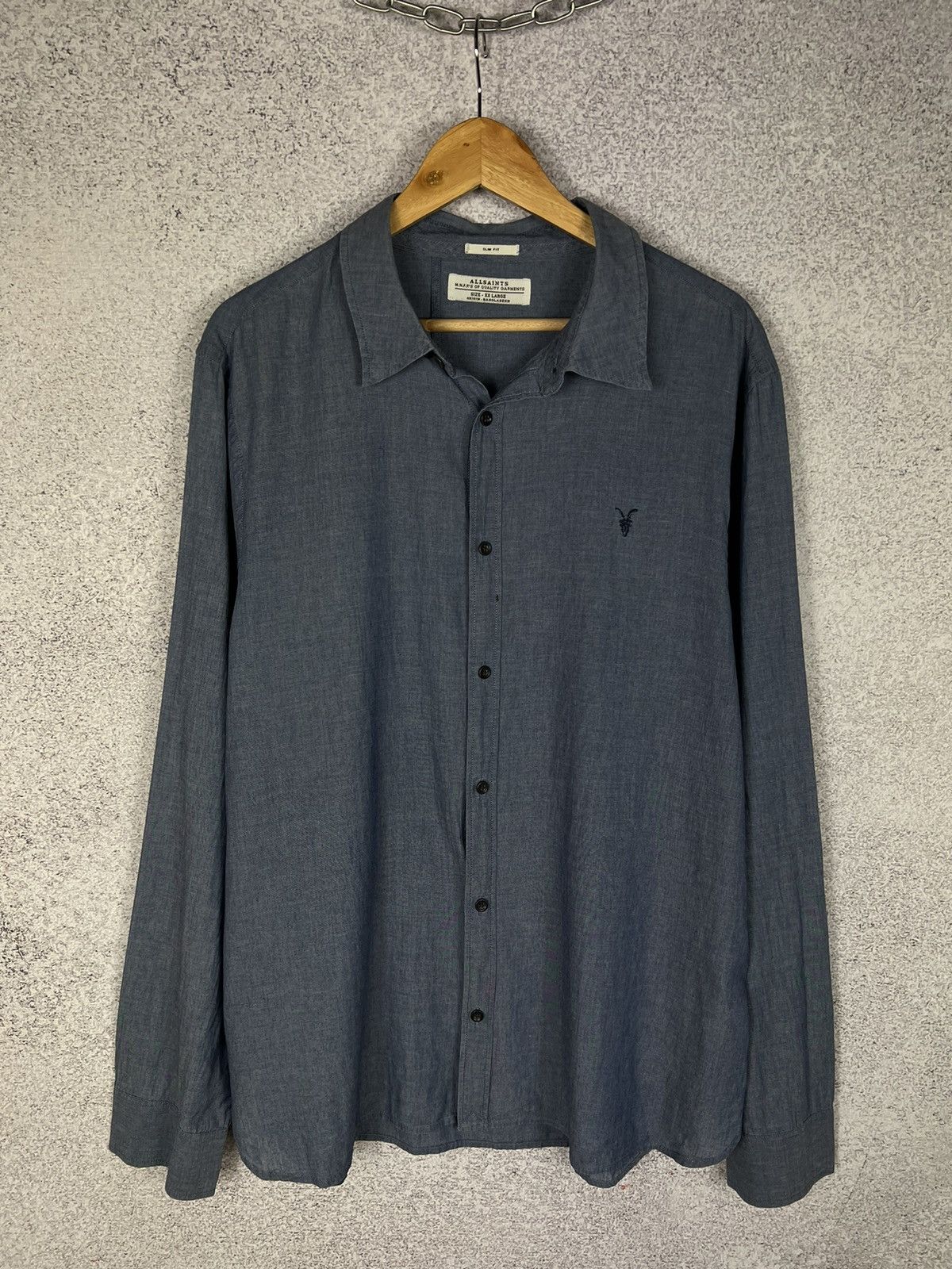 Allsaints Allsaints Long sleeve Shirt Size US XXL / EU 58 / 5 - 1 Thumbnail