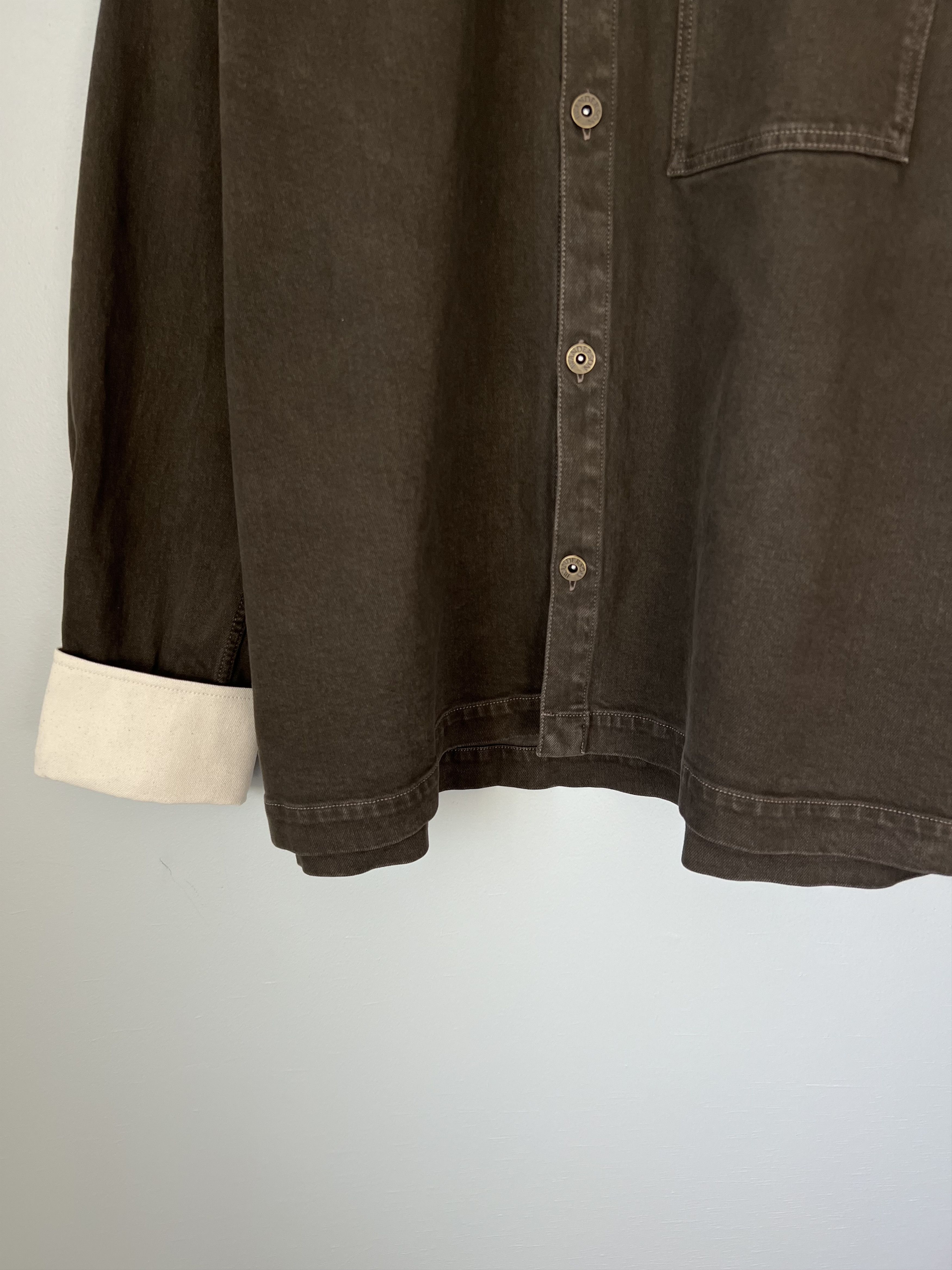 JW Anderson J.W. Anderson Oversized Contrast Cuff Denim Shirt Size US M / EU 48-50 / 2 - 3 Thumbnail