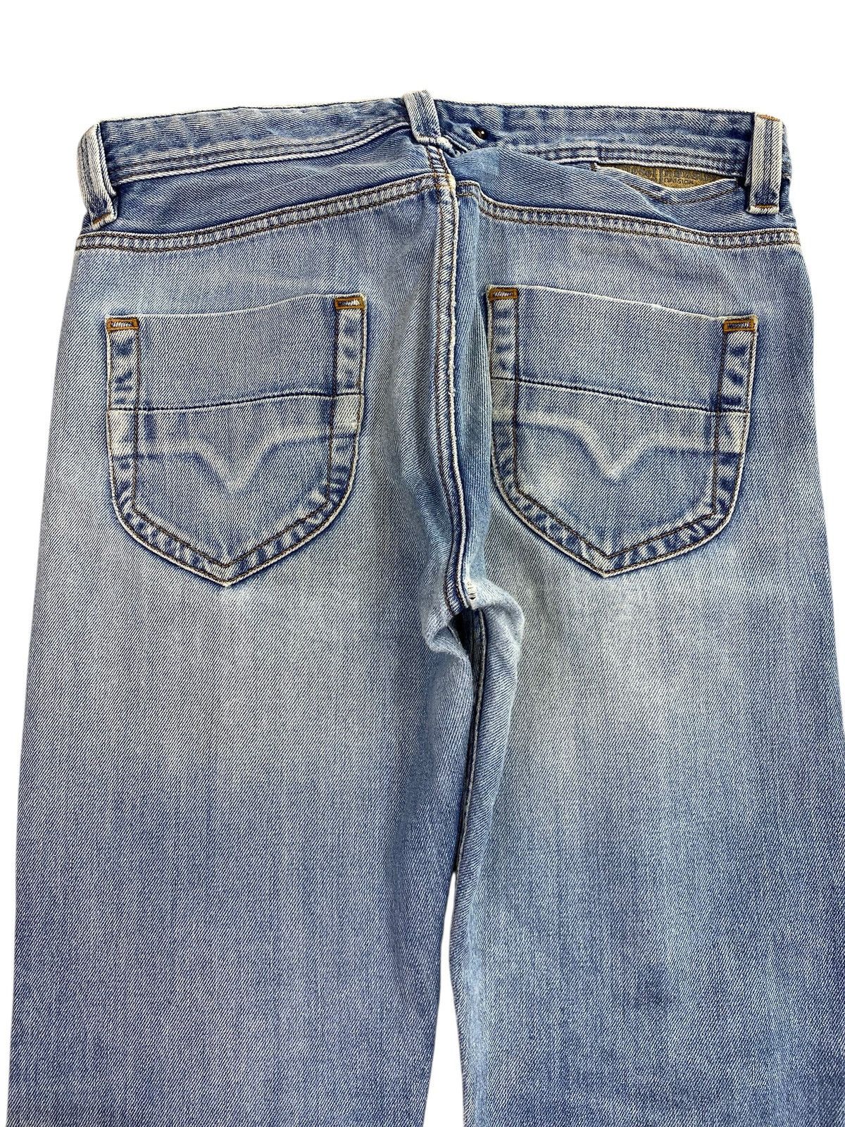 Diesel Diesel Industry Brand Faded Blue Wash Distress Style Jeans Size US 32 / EU 48 - 4 Thumbnail