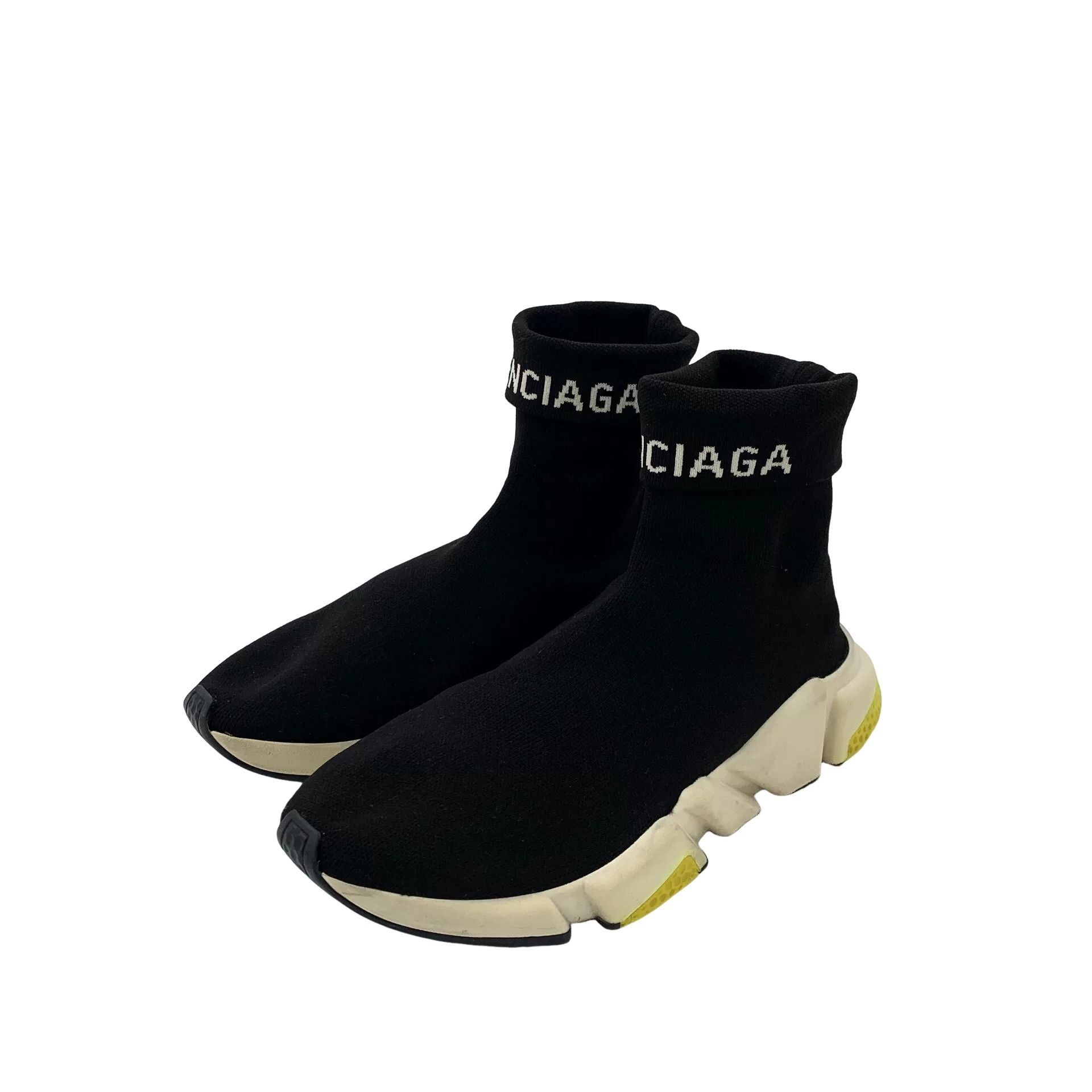 Balenciaga Balenciaga Logo Knit Speed Trainer Size 40 Size US 7 / EU 40 - 1 Thumbnail