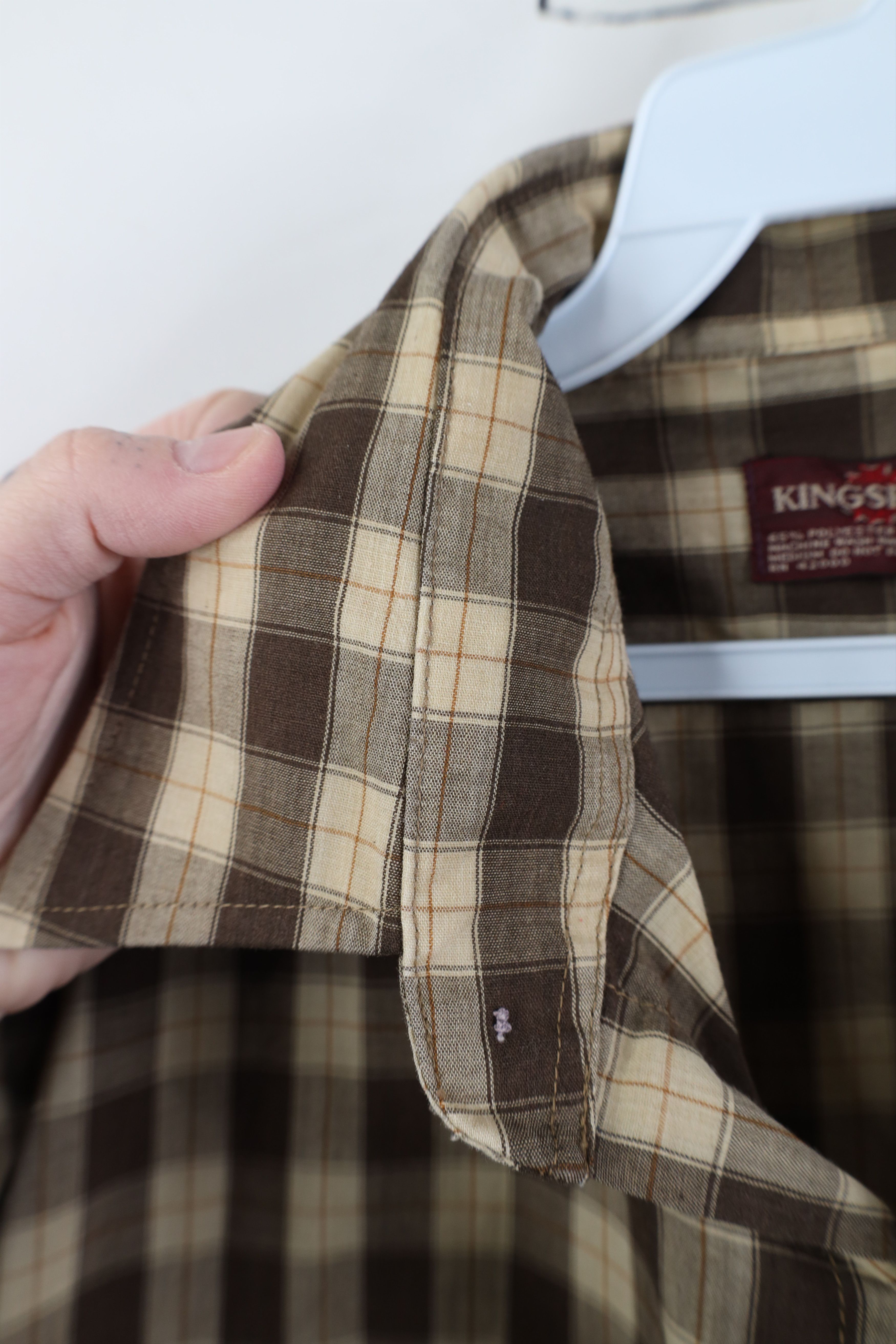 Vintage Vintage 70s Streetwear Western Collared Button Shirt Plaid Size US M / EU 48-50 / 2 - 8 Thumbnail