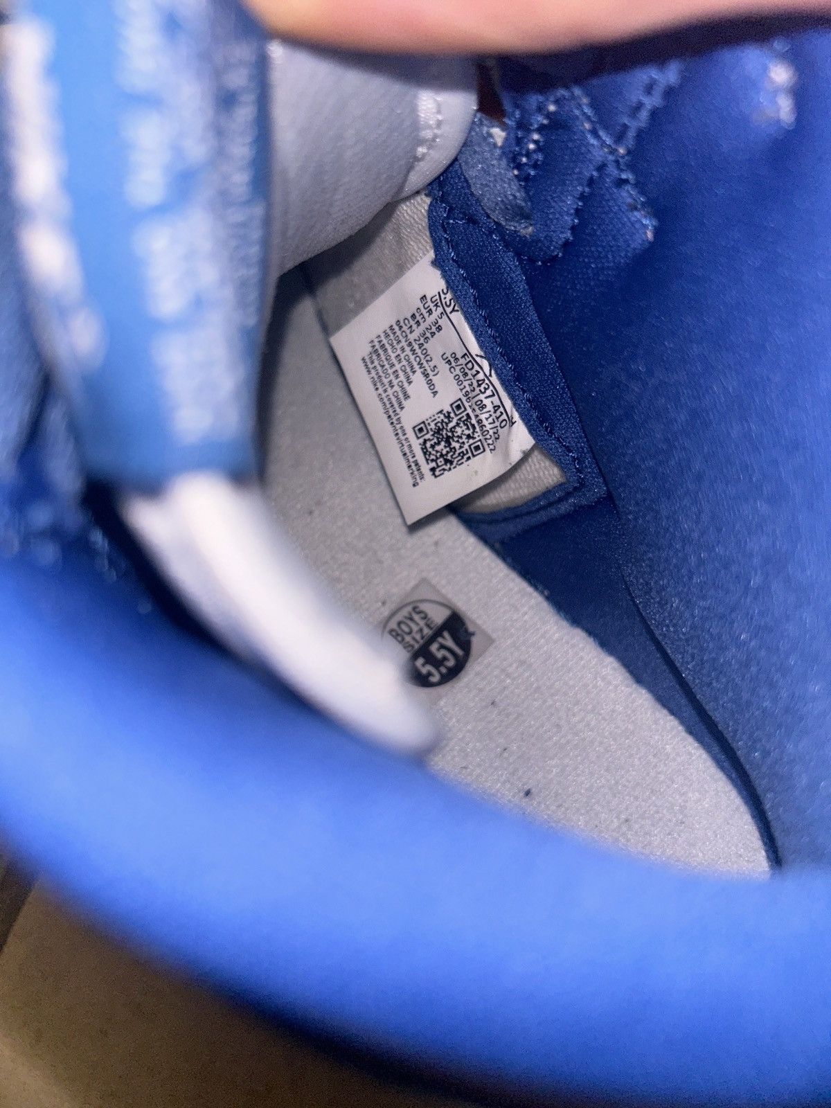 Jordan Brand Air Jordan 1 Mid True Blue / Cement Grey — 4.5Y (W 6) Size US 6 / EU 39 - 10 Thumbnail