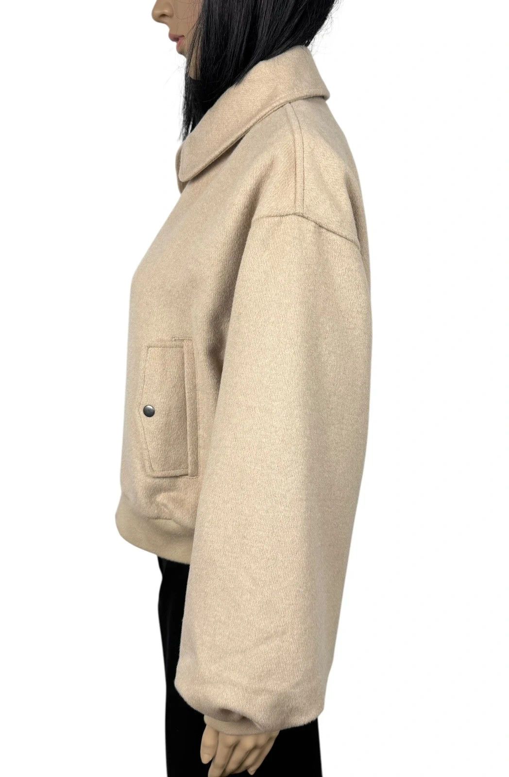 Other Aligne Konnie Wool Bomber Jacket Collared size UK14 Size L / US 10 / IT 46 - 5 Thumbnail