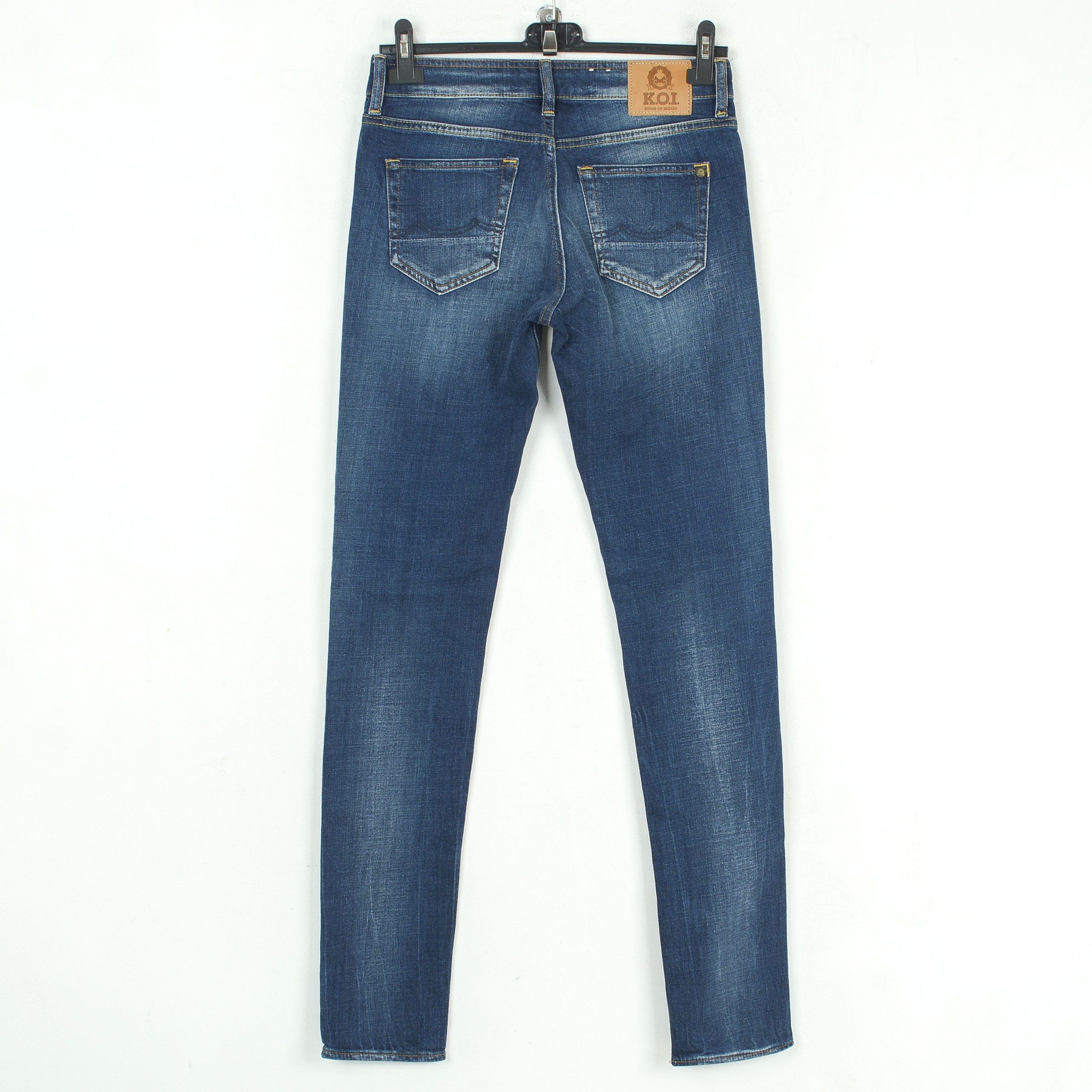 Kings Of Indigo Juno Super Slim W27 L32 Slim Jeans Denim Pants Trousers Size 27" / US 4 / IT 40 - 2 Thumbnail