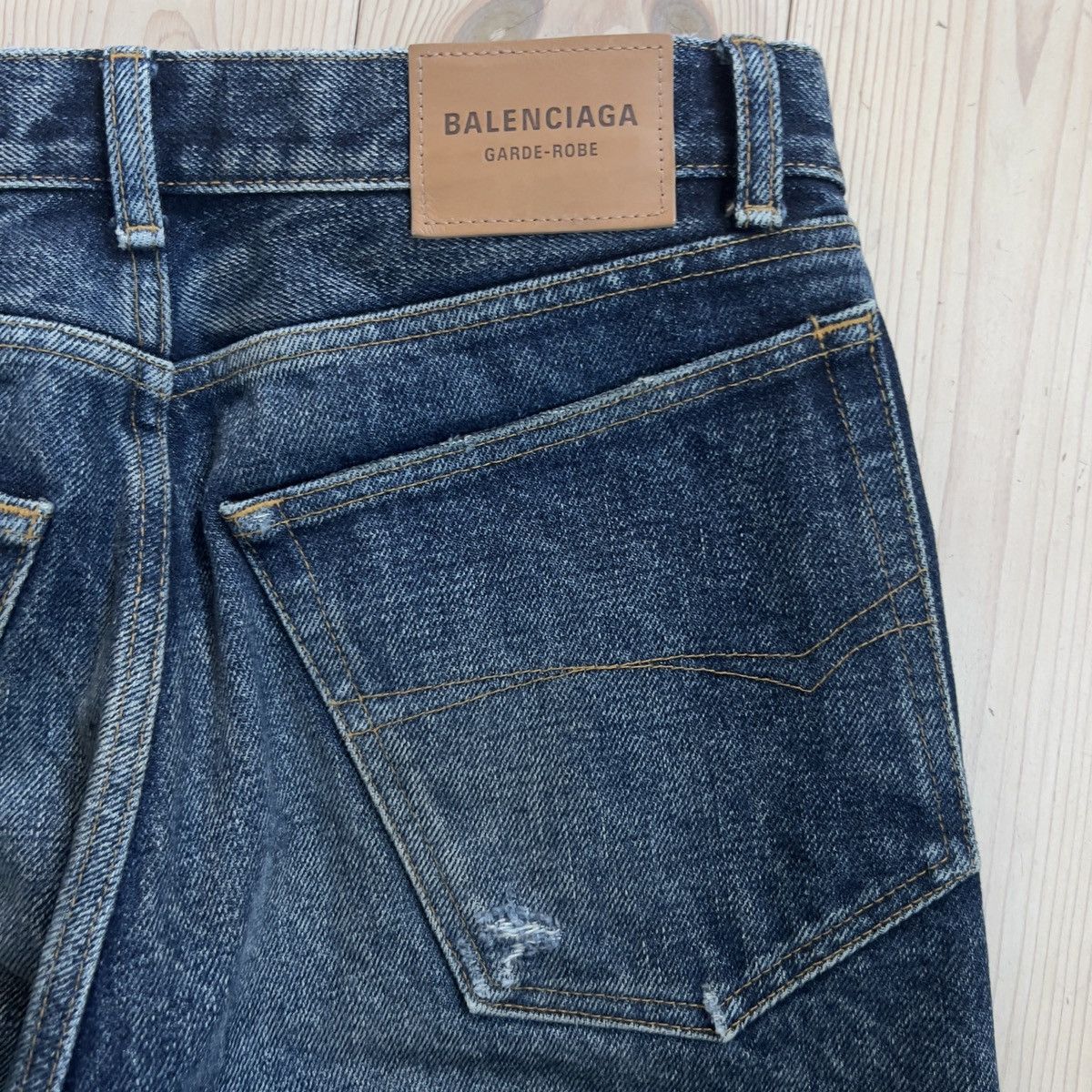 Balenciaga Balenciaga Heavy Japanese Denim Size US 31 - 4 Thumbnail