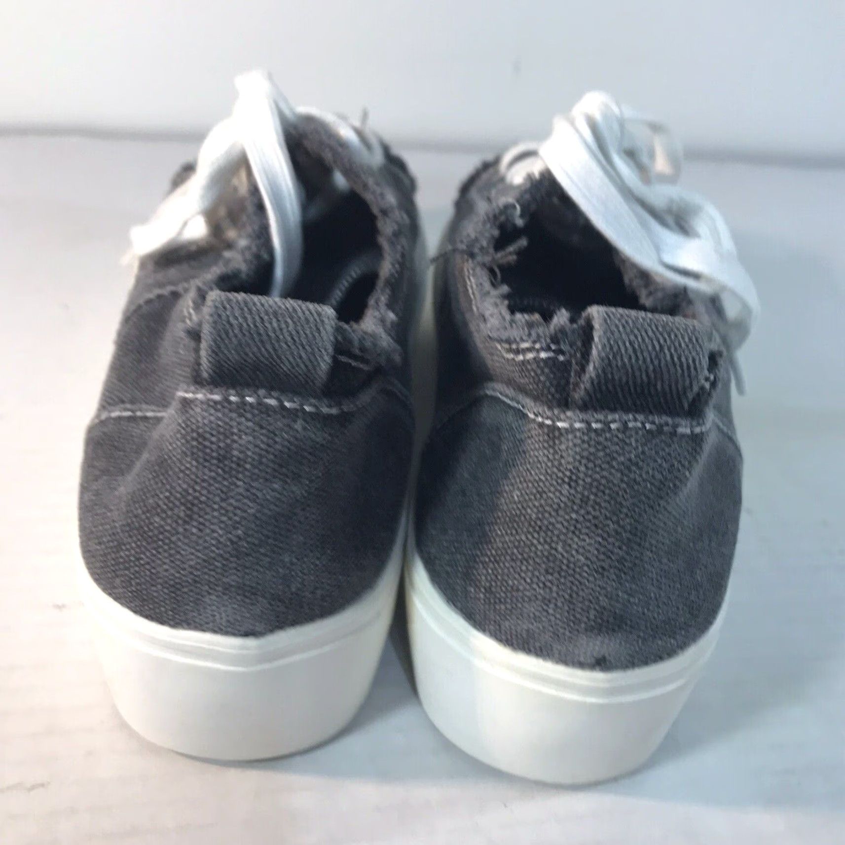 Vintage VINTAGE Jellypop Newstar Women's Canvas Sneakers Size 9.5M Gray Athletic Casual Shoes Size US 9.5 / IT 39.5 - 5 Thumbnail
