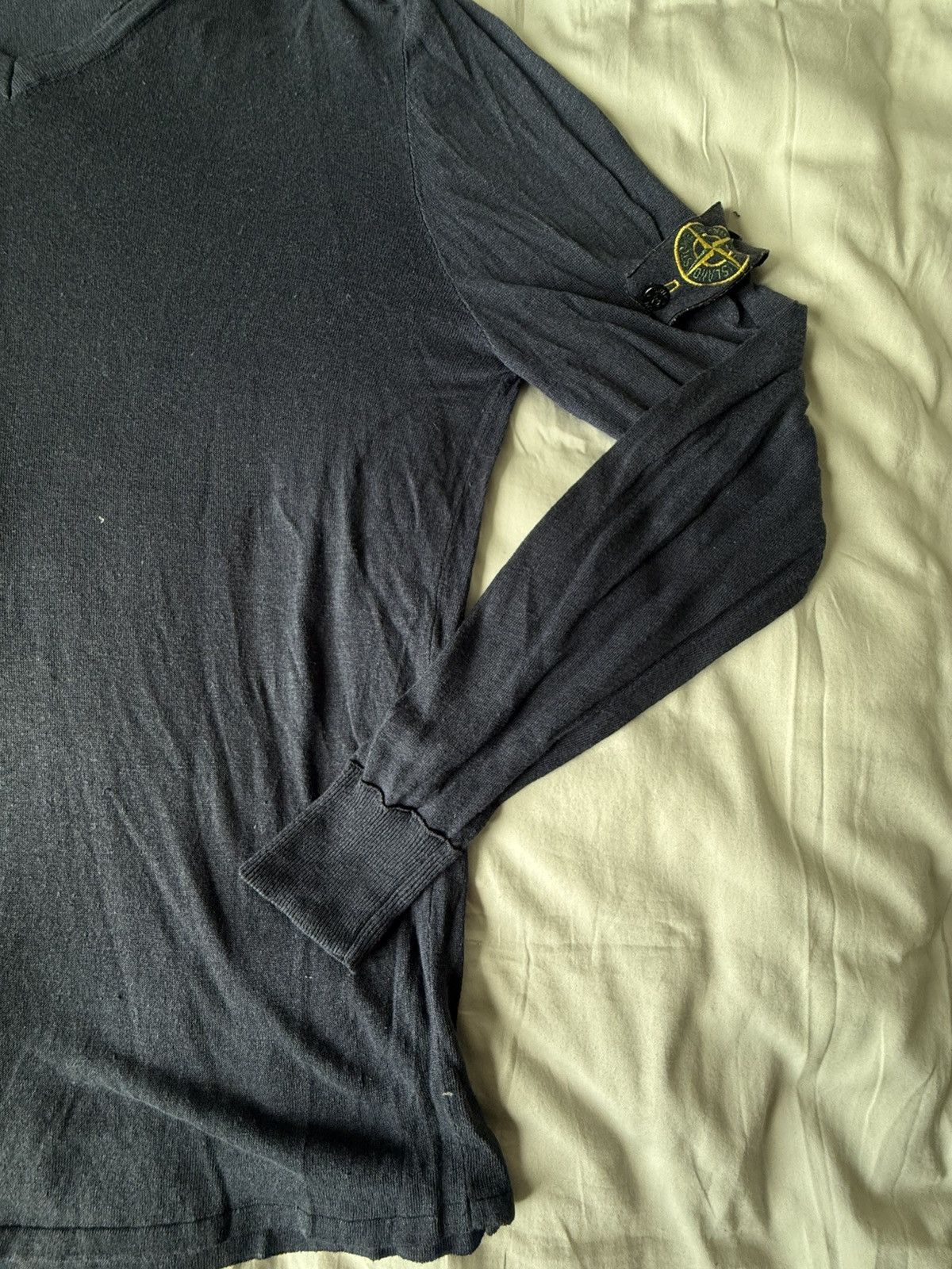 Stone Island Stone Island Navy Sweater Size US XL / EU 56 / 4 - 3 Thumbnail