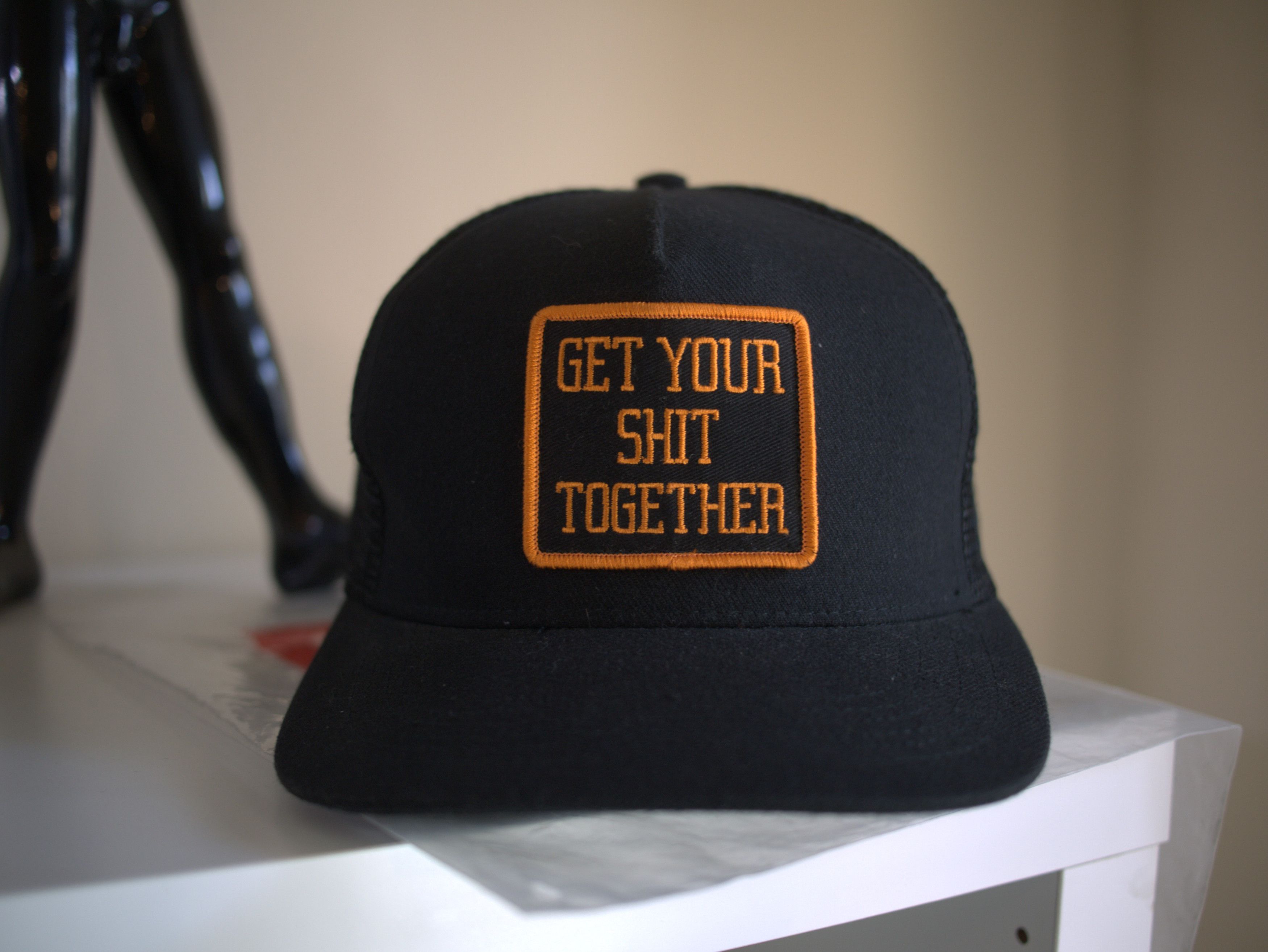 Supreme SS10 ARCHIVE SUPREME GET YOUR SHIT TOGETHER SNAP CAP_BLK Size ONE SIZE - 1 Thumbnail