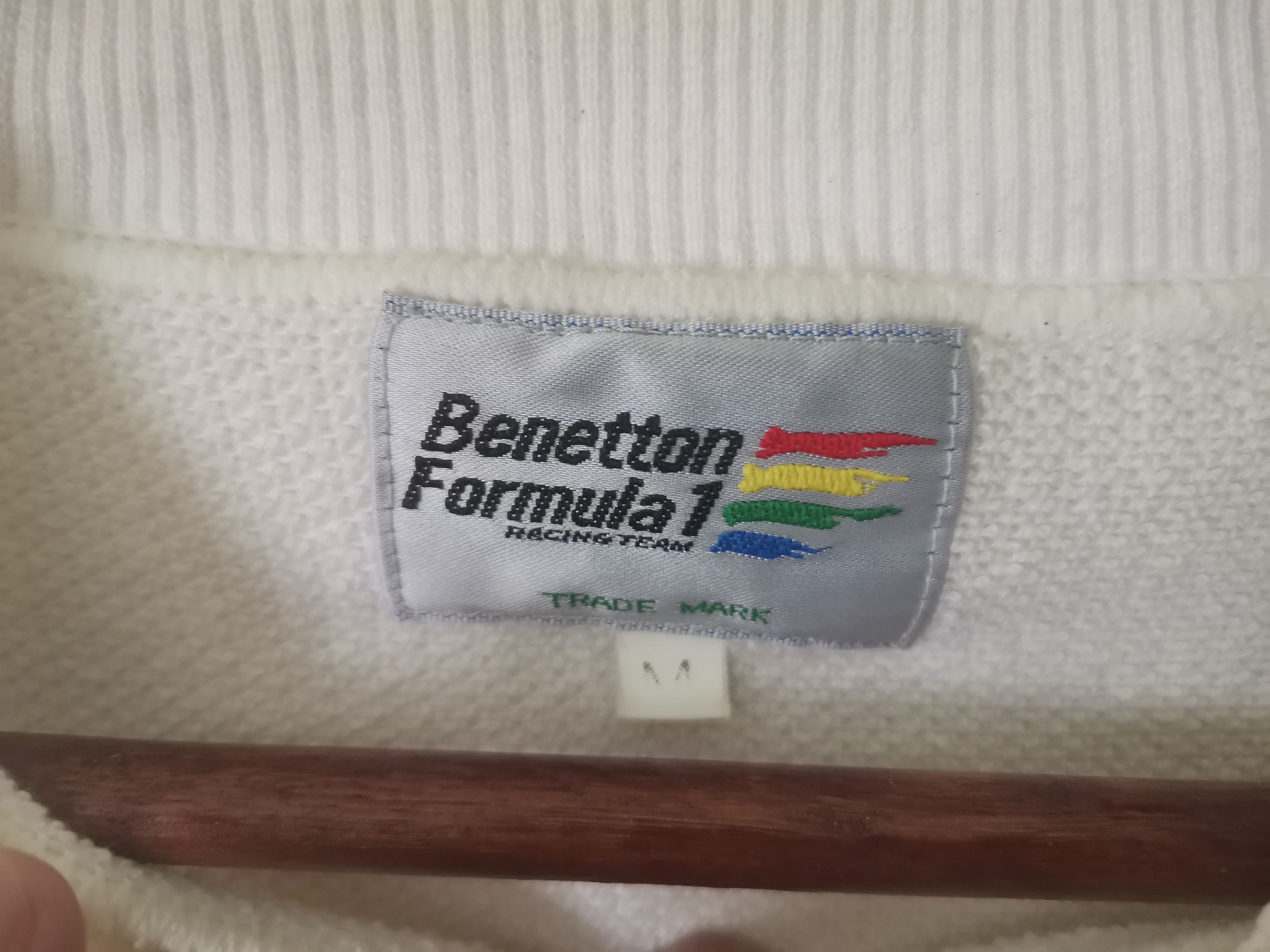 Benetton × Vintage Rare vintage Benetton Formula one sweatshirt Size M / US 6-8 / IT 42-44 - 5 Thumbnail