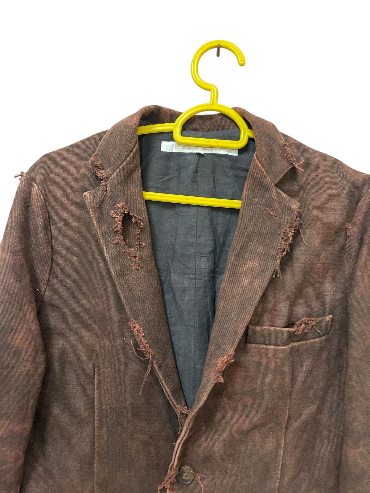 RIPVANWINKLE RIP VAN WINKLE DESTRESS DENIM JACKET Size US S / EU 44-46 / 1 - 4 Thumbnail