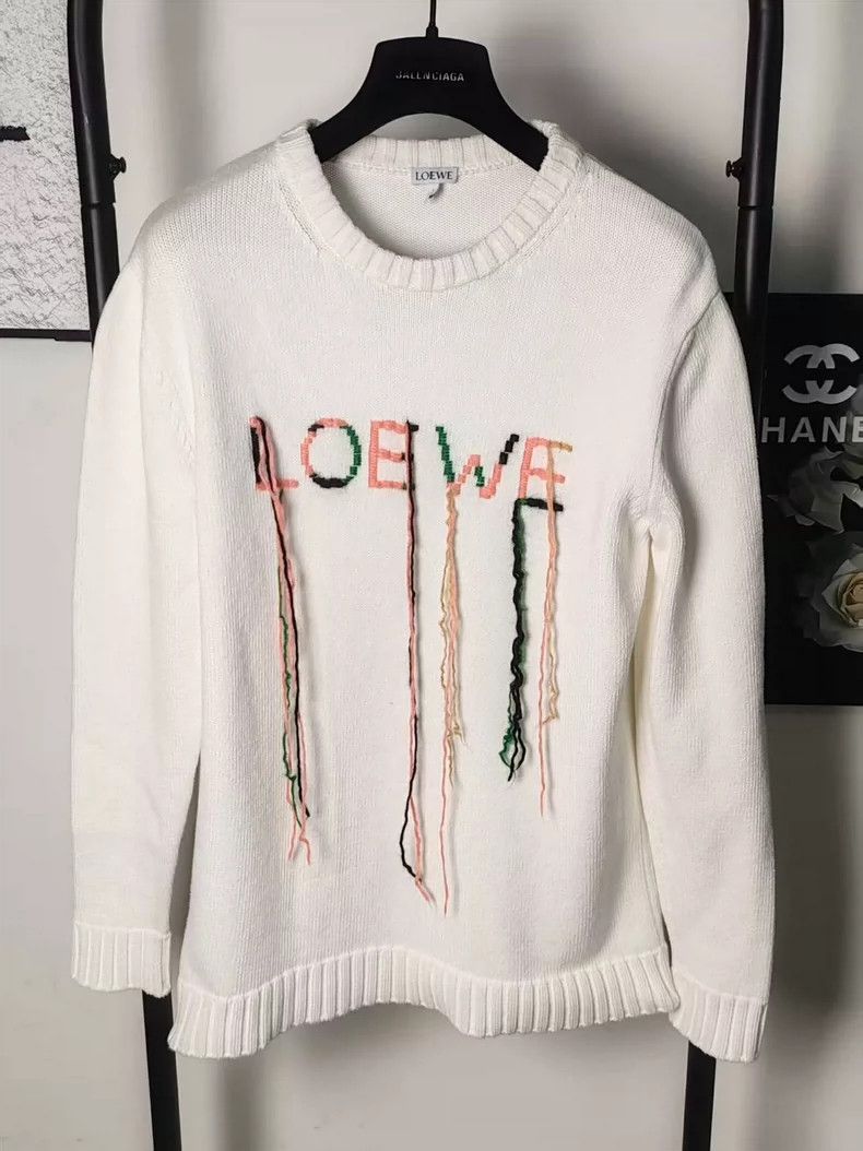 Loewe LOEWE Knitted sweater in pectin Size XS / US 0-2 / IT 36-38 - 1 Thumbnail