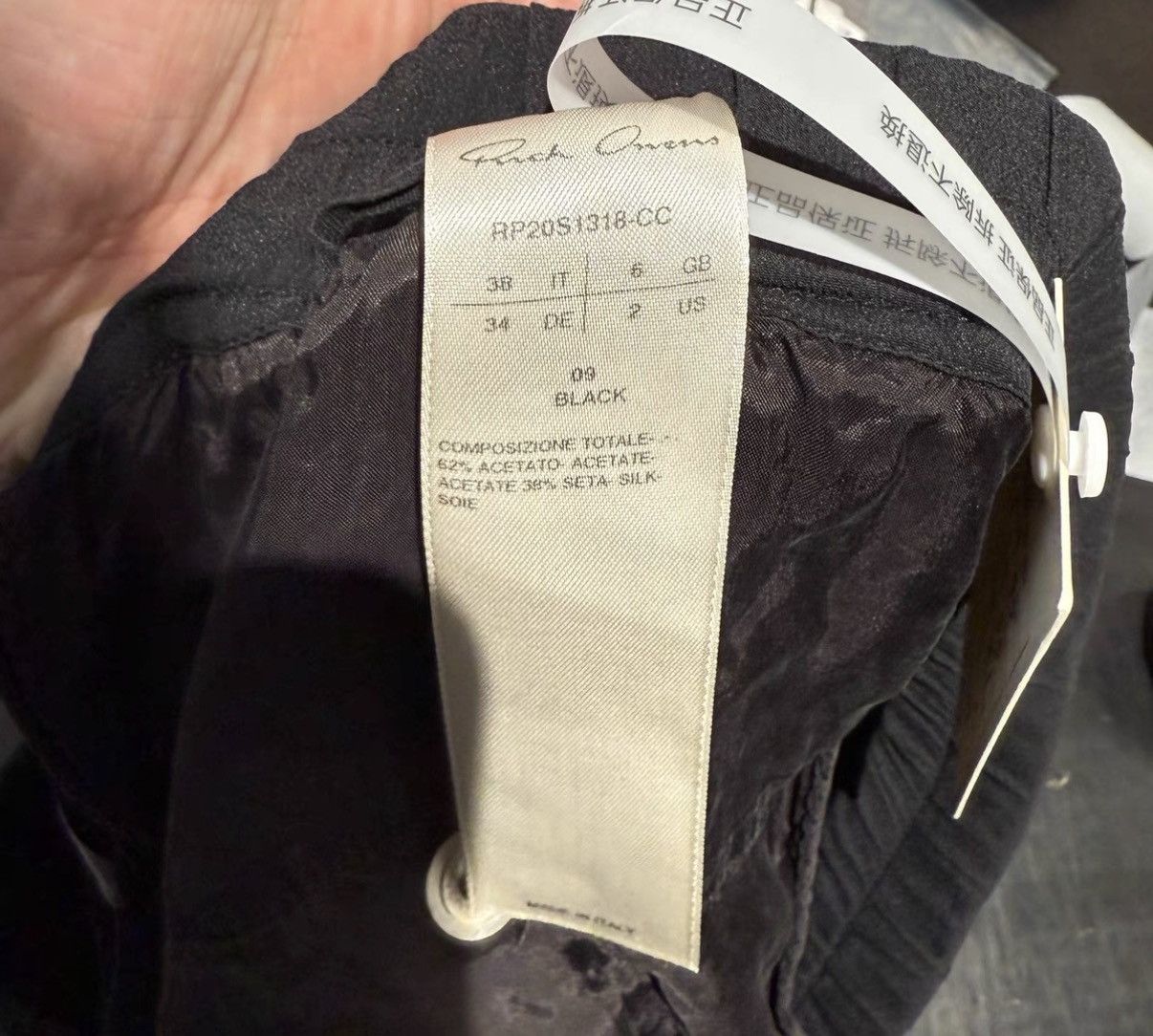 Rick Owens Rick Owens Mainline Pocket Cuff Zip Drawstring Long Pants Size US 38 / EU 54 - 7 Thumbnail
