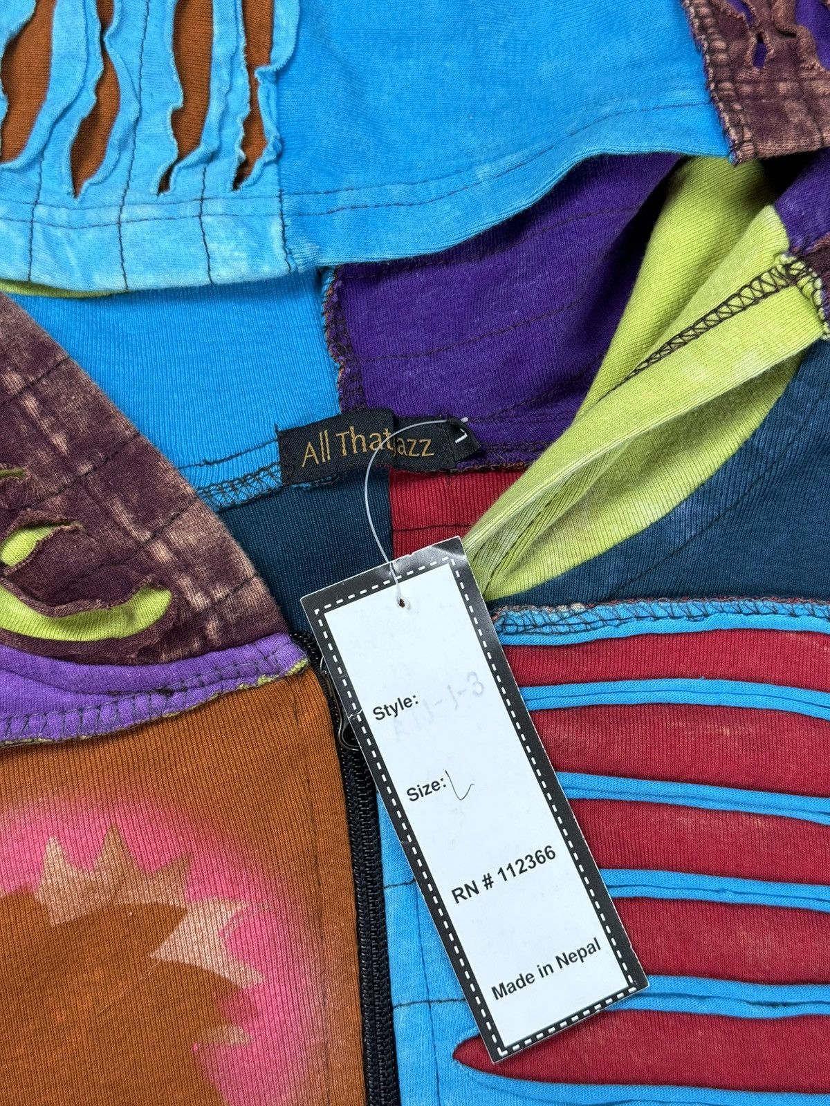 Japanese Brand × Jean Paul Gaultier Hoodie zip Opium Nepal y2k original casual streetwear item Size L / US 10 / IT 46 - 3 Thumbnail