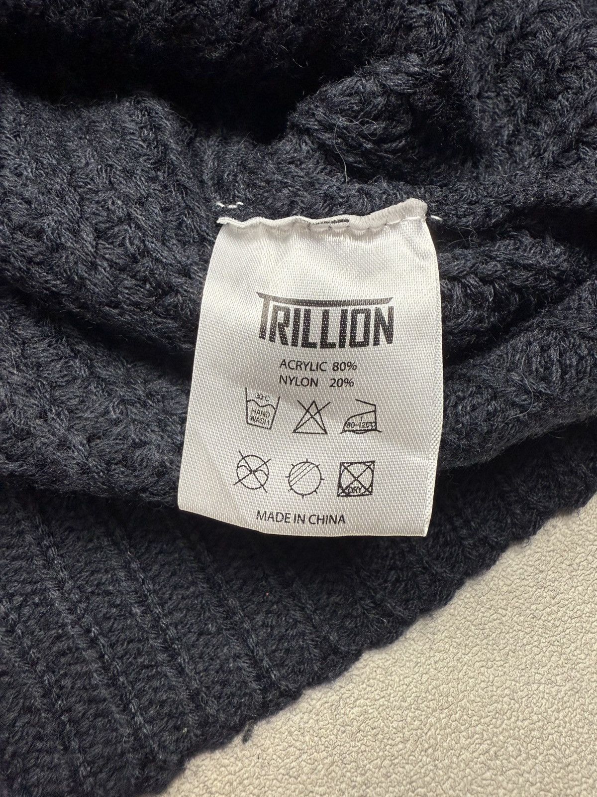 Japanese Brand Trillion Knit Half Zip Sweater Boxy Fit Size US M / EU 48-50 / 2 - 6 Thumbnail