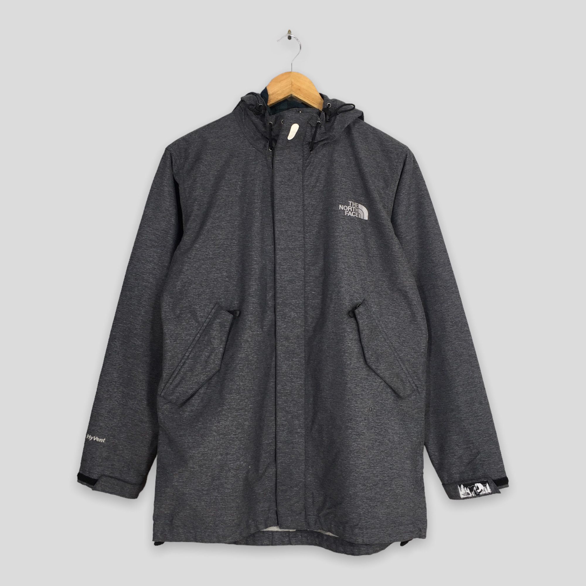 The North Face Vintage The North Face Gray Zip Up Hoodie Jacket Medium Size US M / EU 48-50 / 2 - 1 Thumbnail
