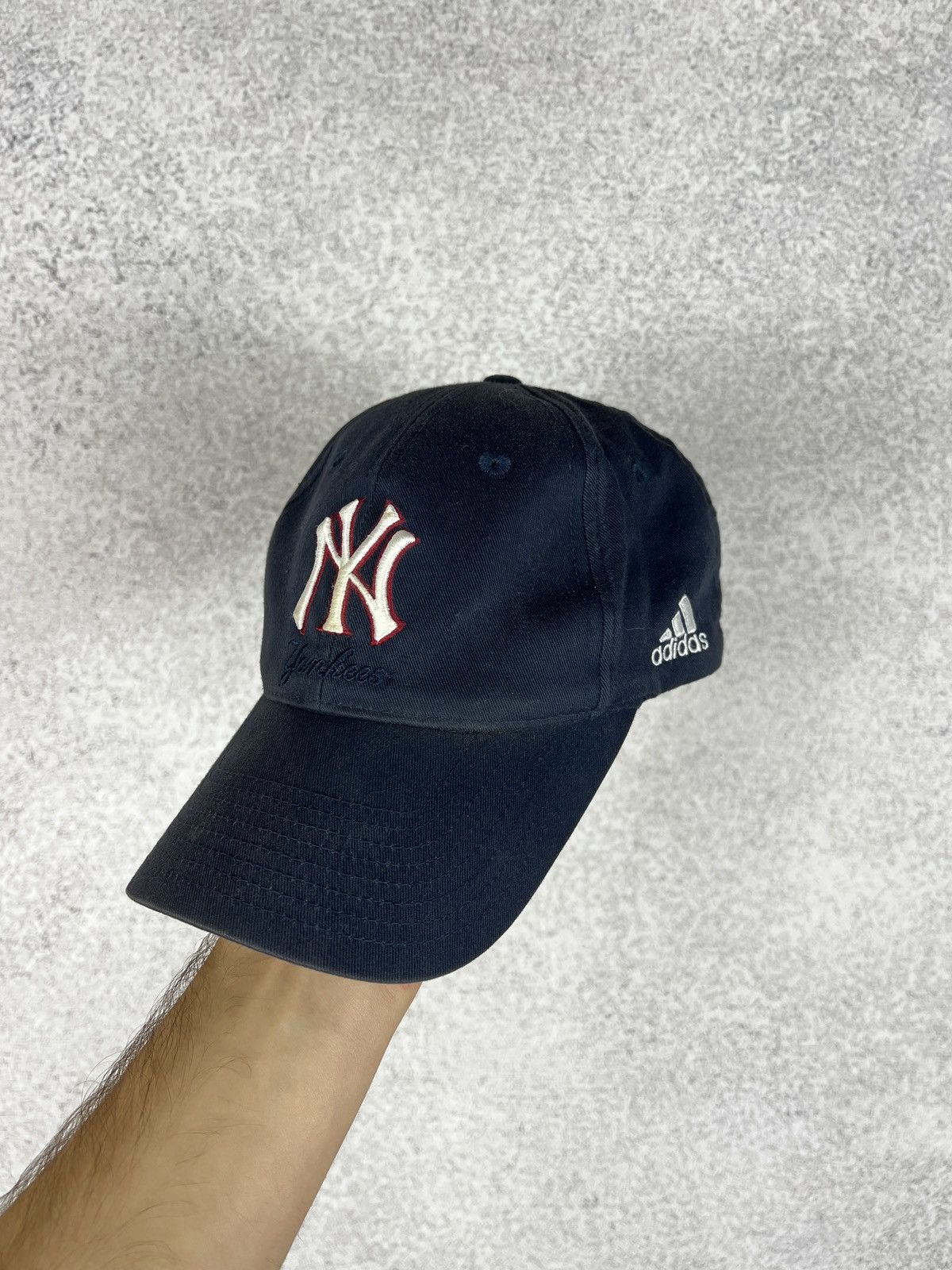 Adidas Vintage New York Yankees Adidas Cap Y2K Hat MLB Size ONE SIZE - 1 Thumbnail
