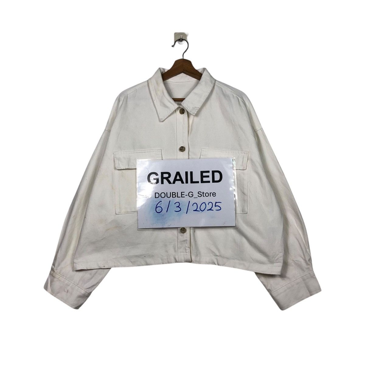 Japanese Brand 📌Vintage Cropped Trucker Biker Jacket Gu Japan Issey Miyake Size US XXL / EU 58 / 5 - 1 Thumbnail