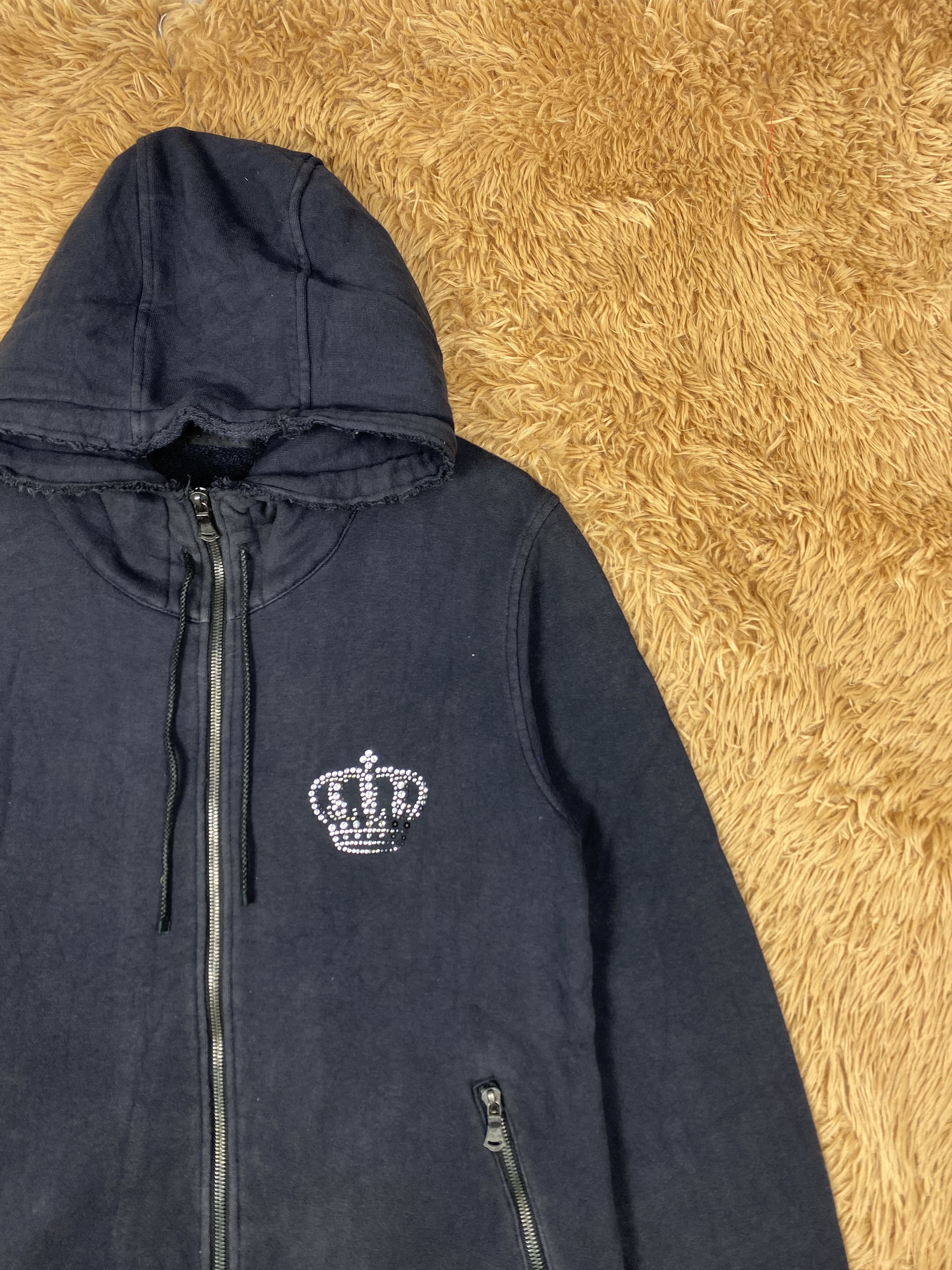 Japanese Brand Vintage Love Peace Zip Up Hoodies DJ0879 Size US L / EU 52-54 / 3 - 3 Thumbnail